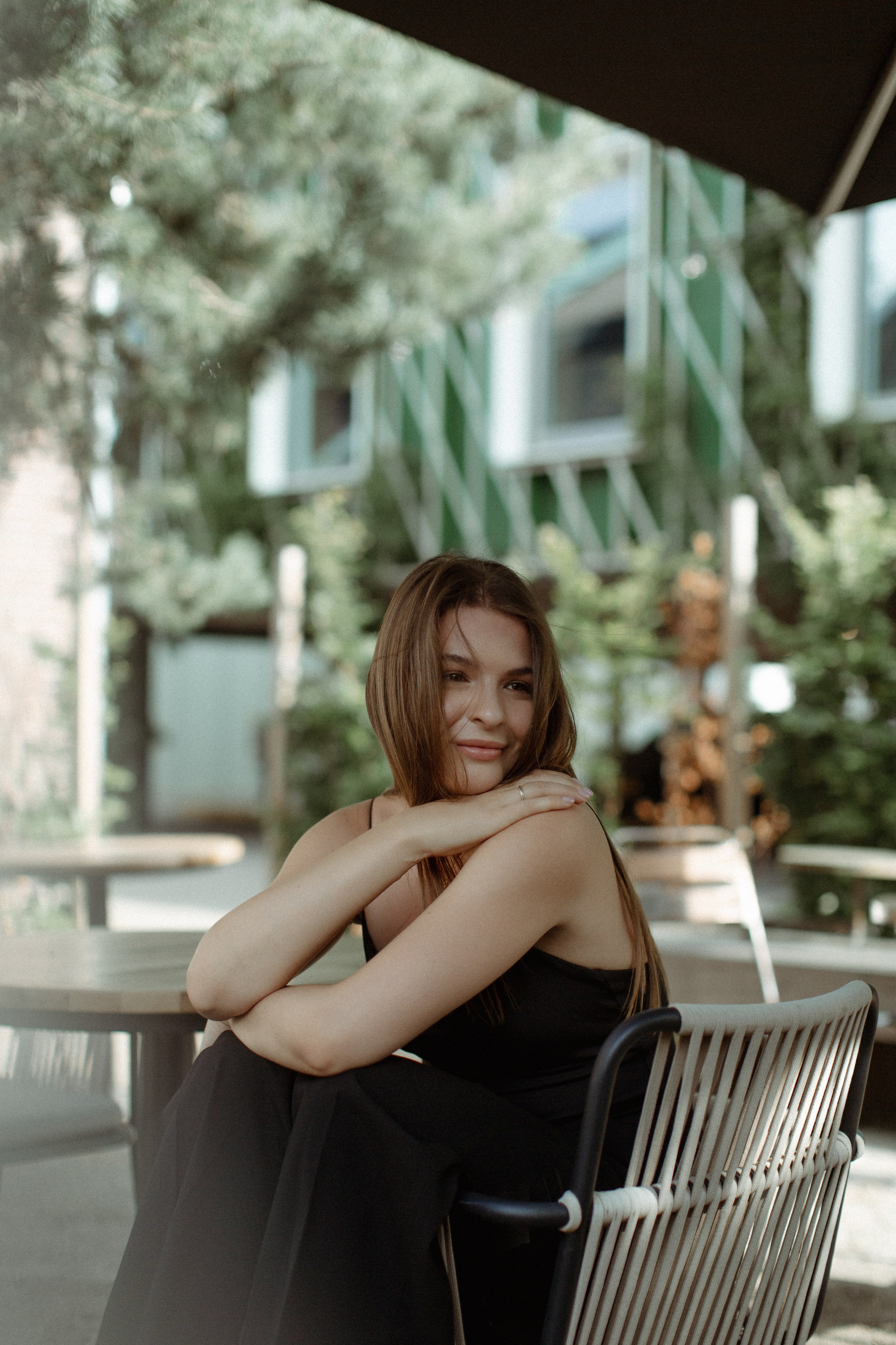 Daria. Shooting a photographer. True self