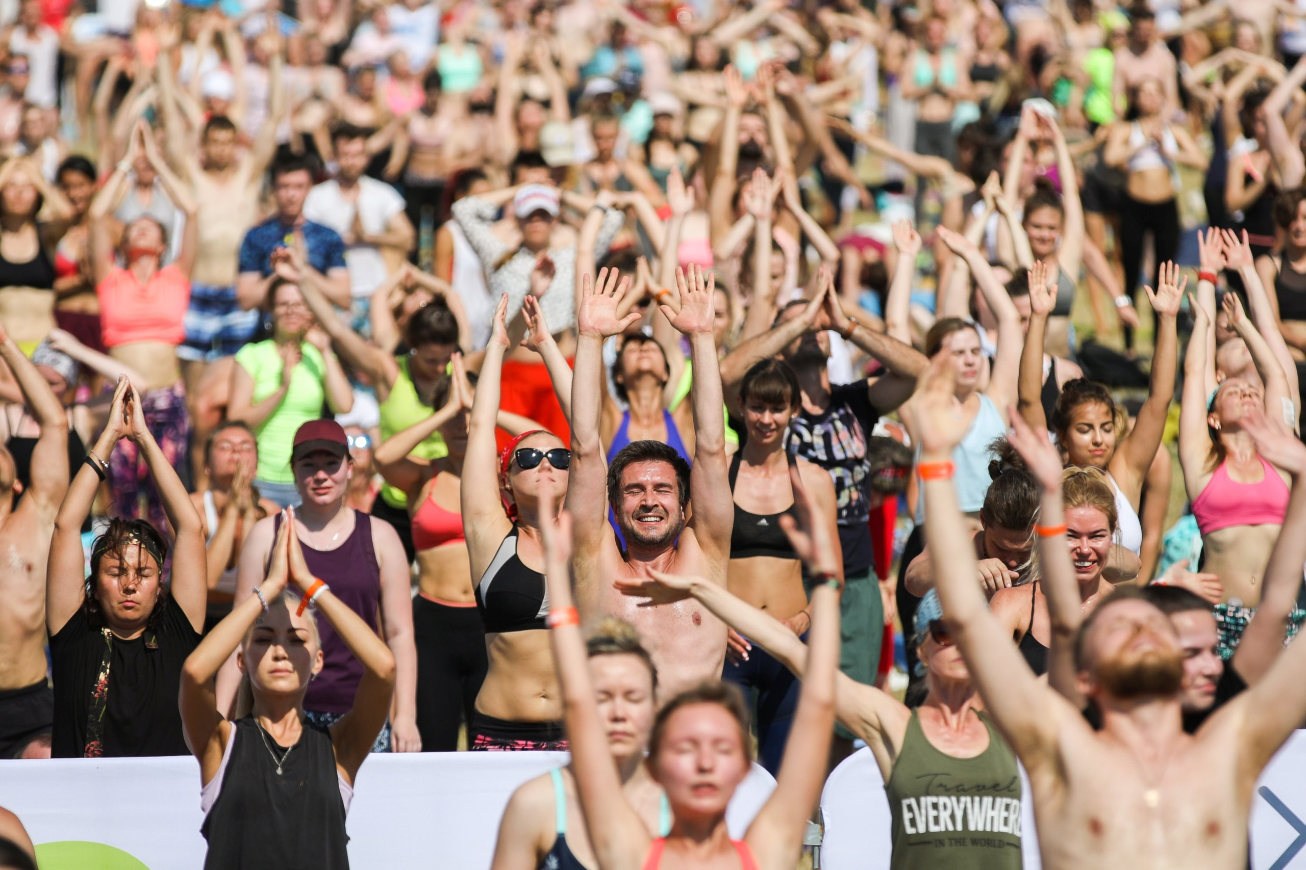 Yoga Day. True Story Photography