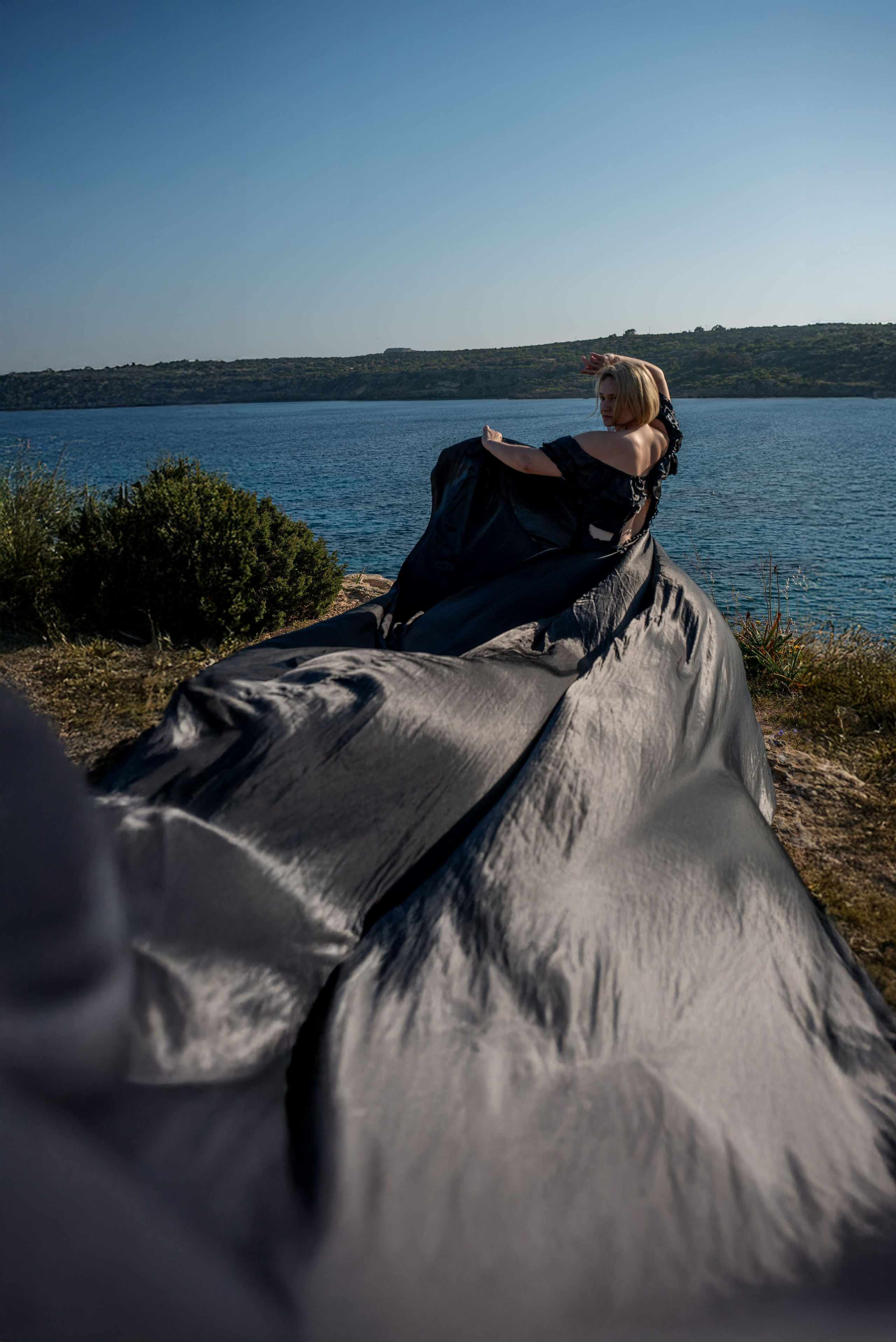 Flying dresses | Летящие платья. Портретный и семейный фотограф в Лимассоле Кипр Анна Руссу
