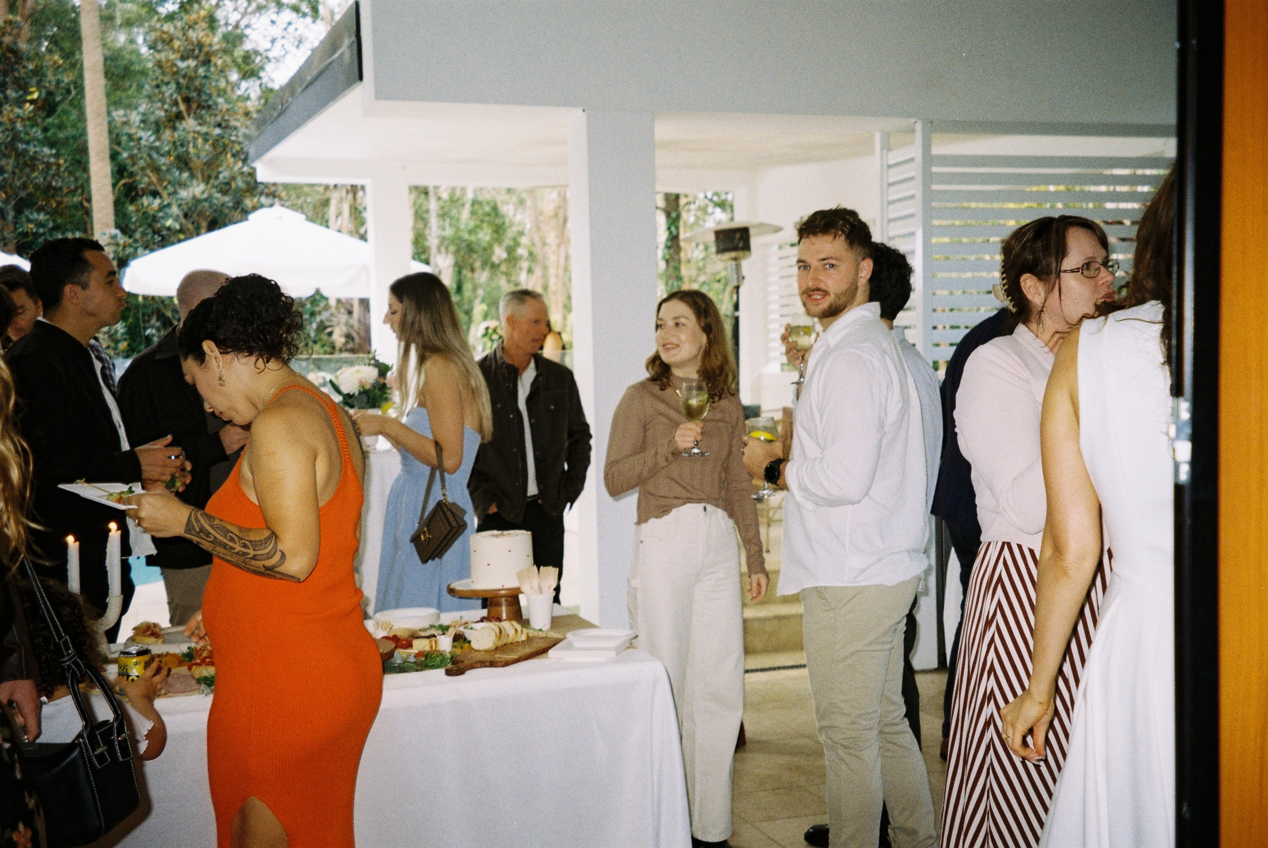 Engagement Party. Film portrait photographer