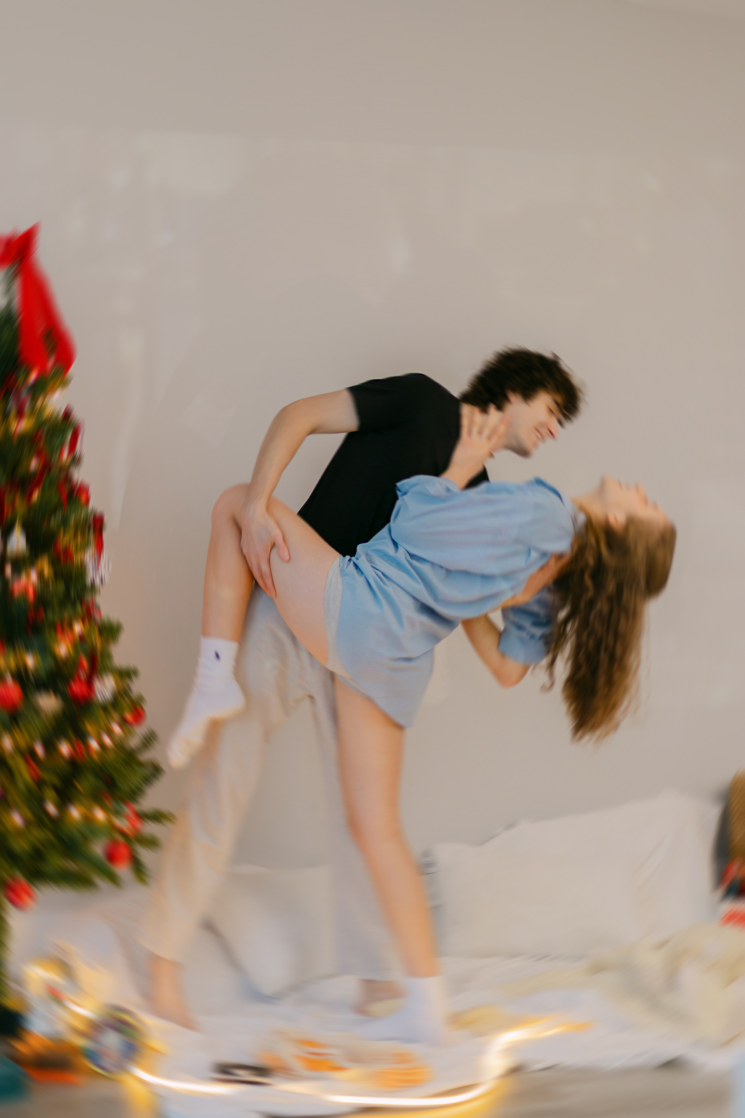 Christmas magic together. Home