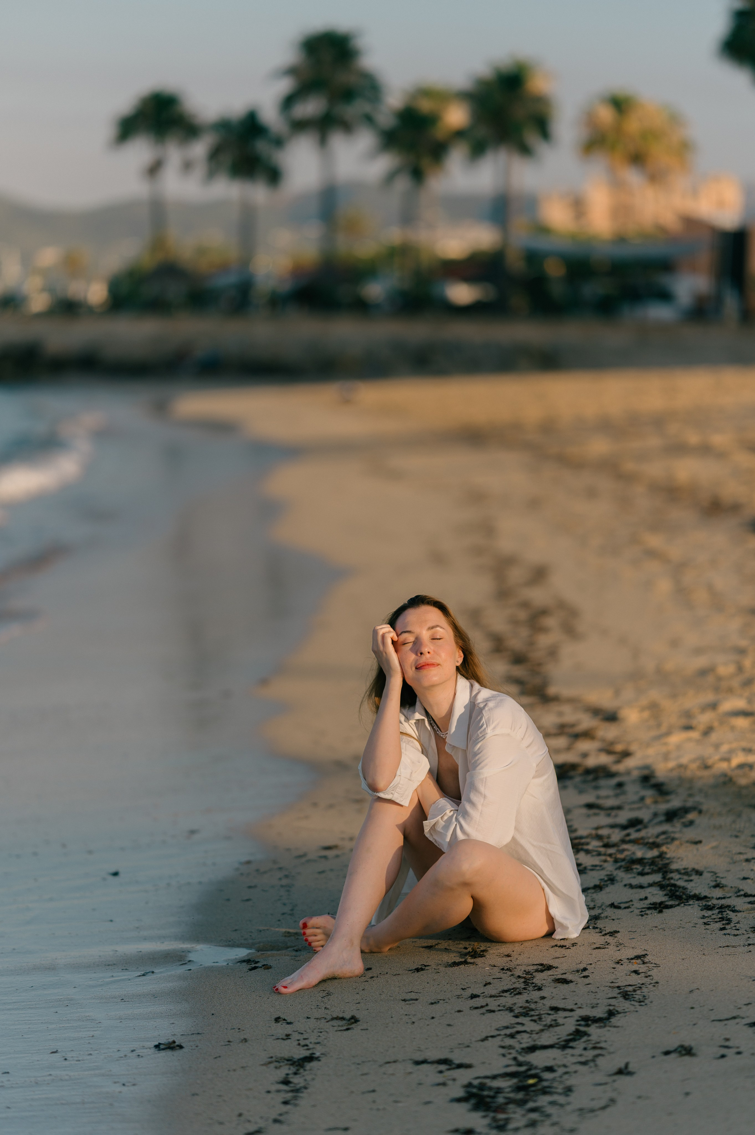Solo Beach Photoshoot in Mallorca. Photographer in Mallorca