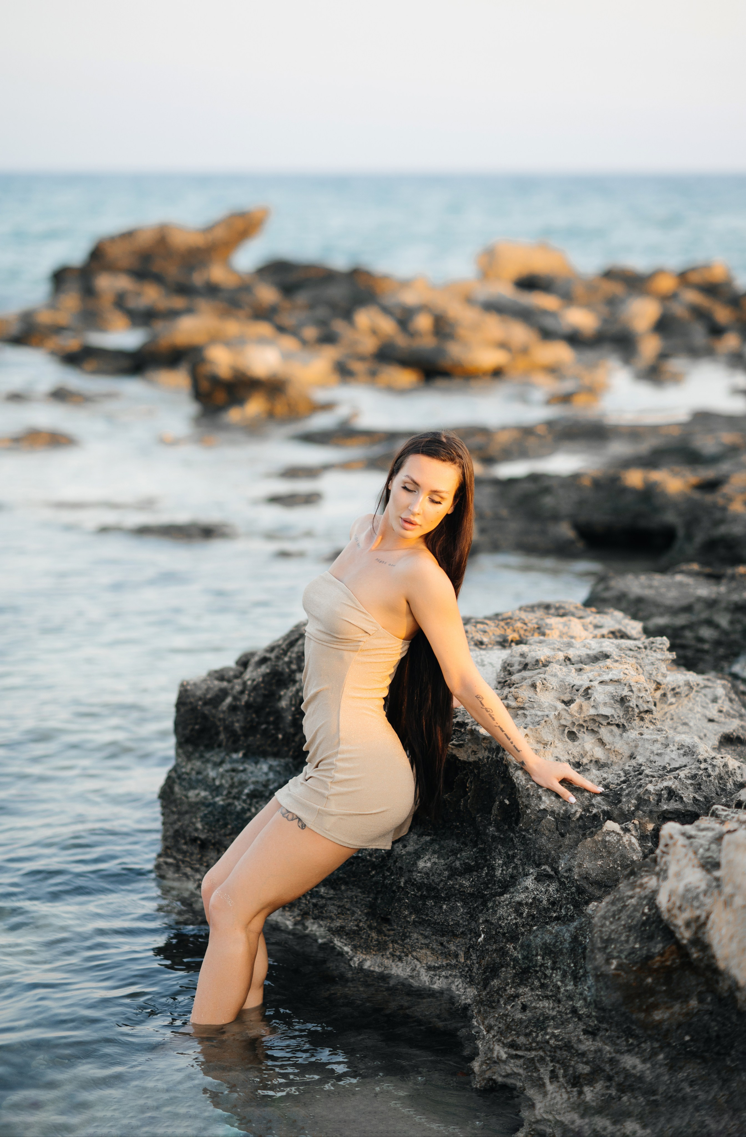 На пляже. Фотограф на Кипре