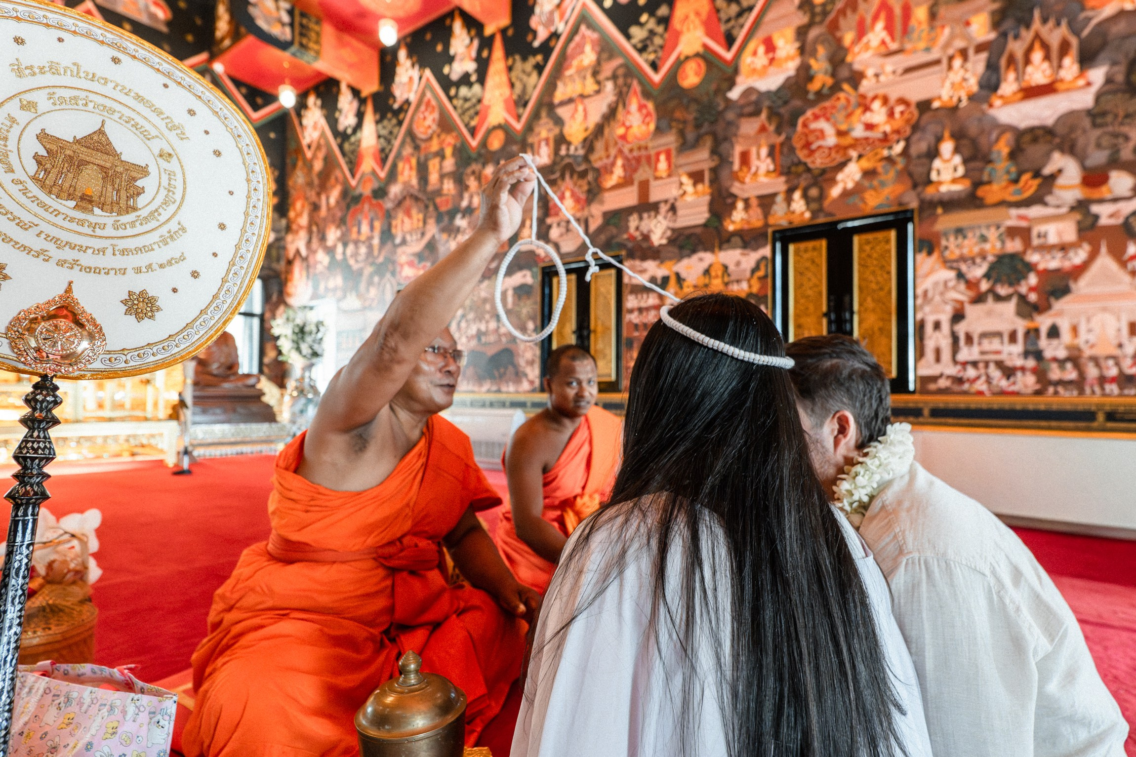 Authentic Buddhist Wedding Blessing Ceremony in Koh Samui, Thailand