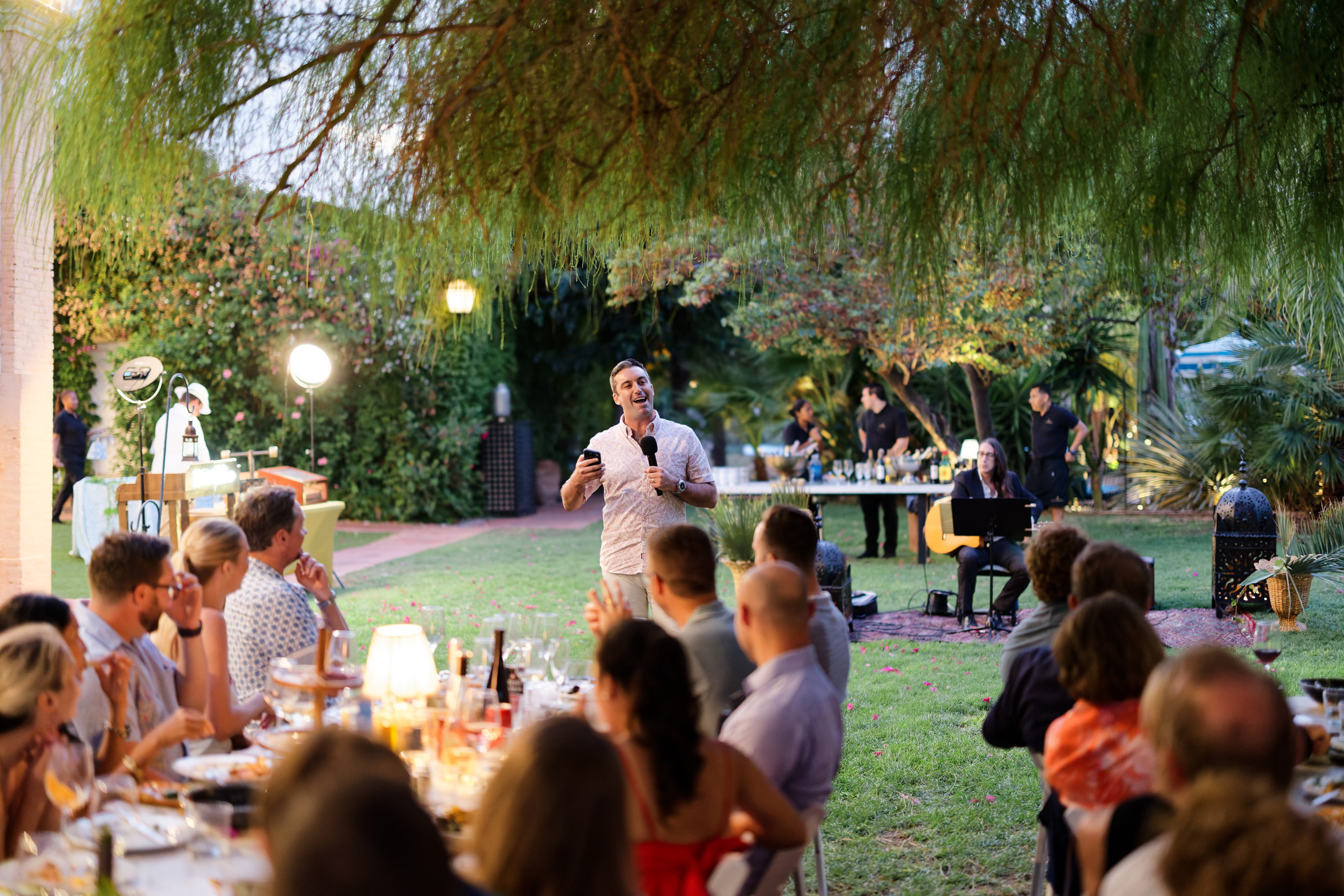 Welcome dinner of Gracie & Joe at Gran Villa Rosa