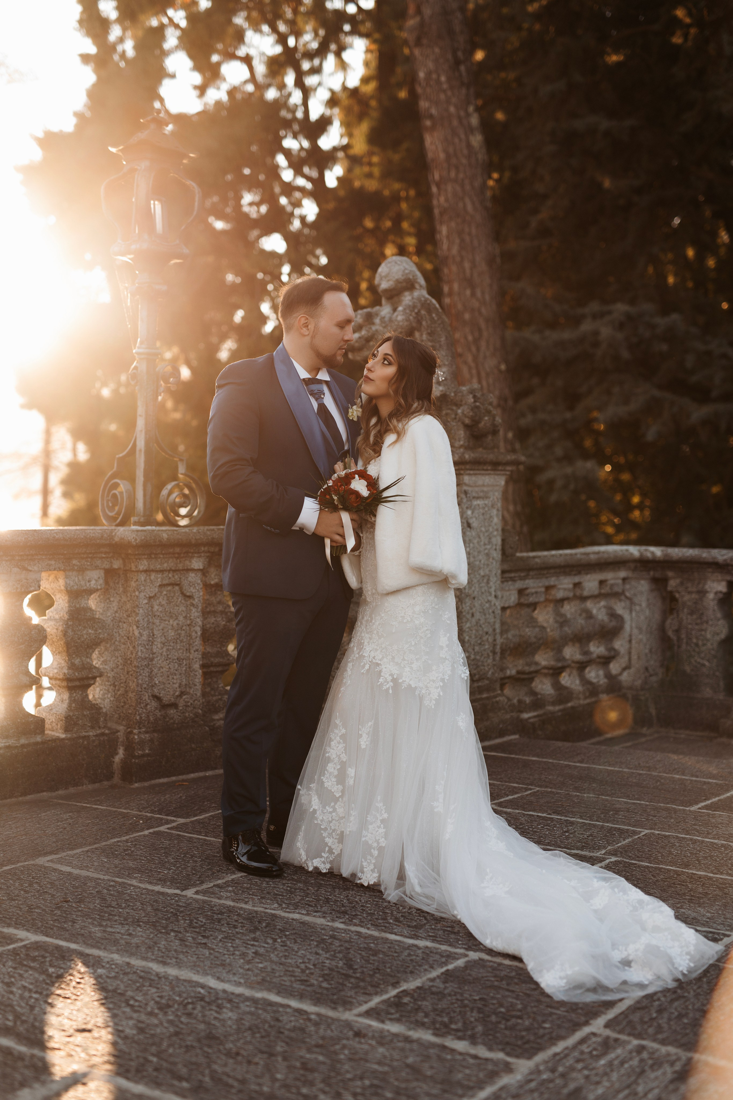Olivelli Park Elopement on Lake Como. Fotografo matrimonio Lago di Como Ferrari Media Production