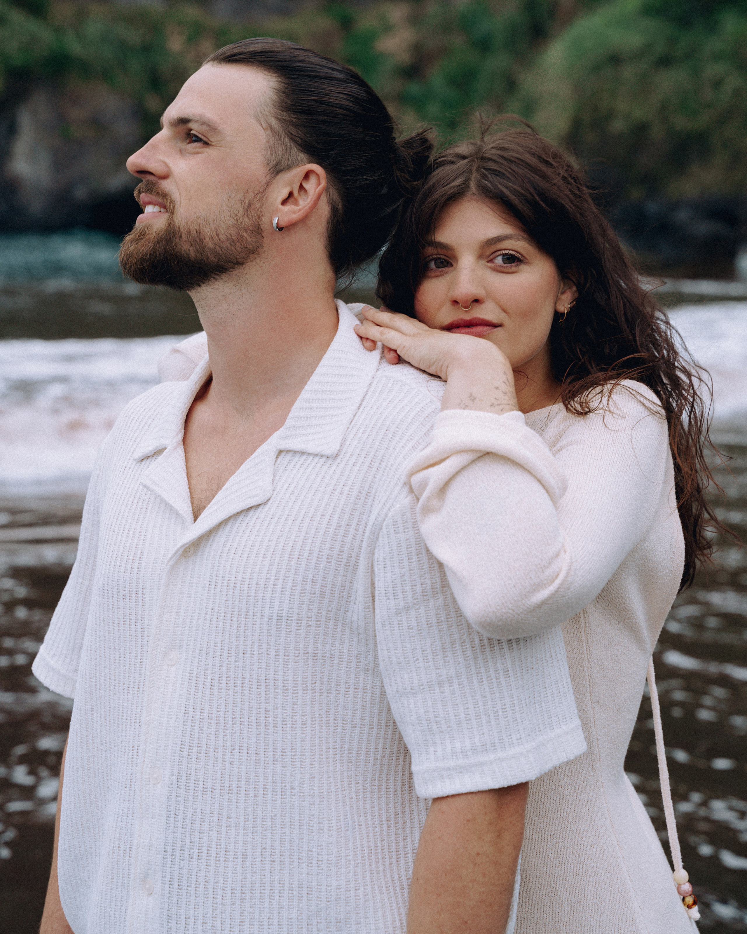 Cloudy Morning at Seixal Beach | Couple Photoshoot in Madeira. Your photographer in Madeira