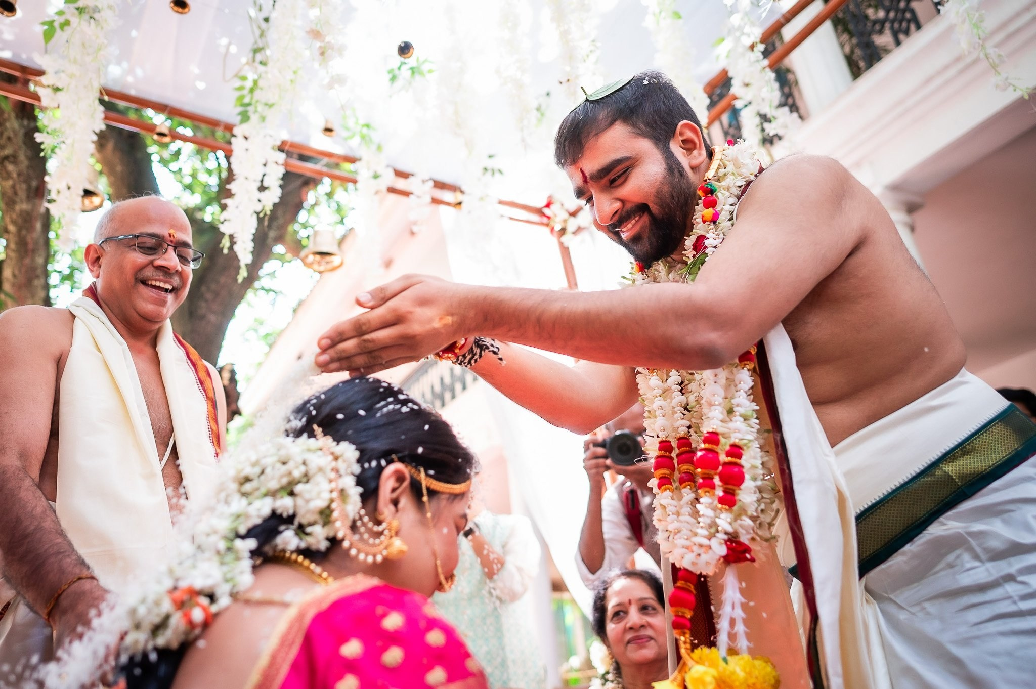 Telugu + Punjabi Fusion Wedding at Le Roma Gardenia resort, Bangalore, India