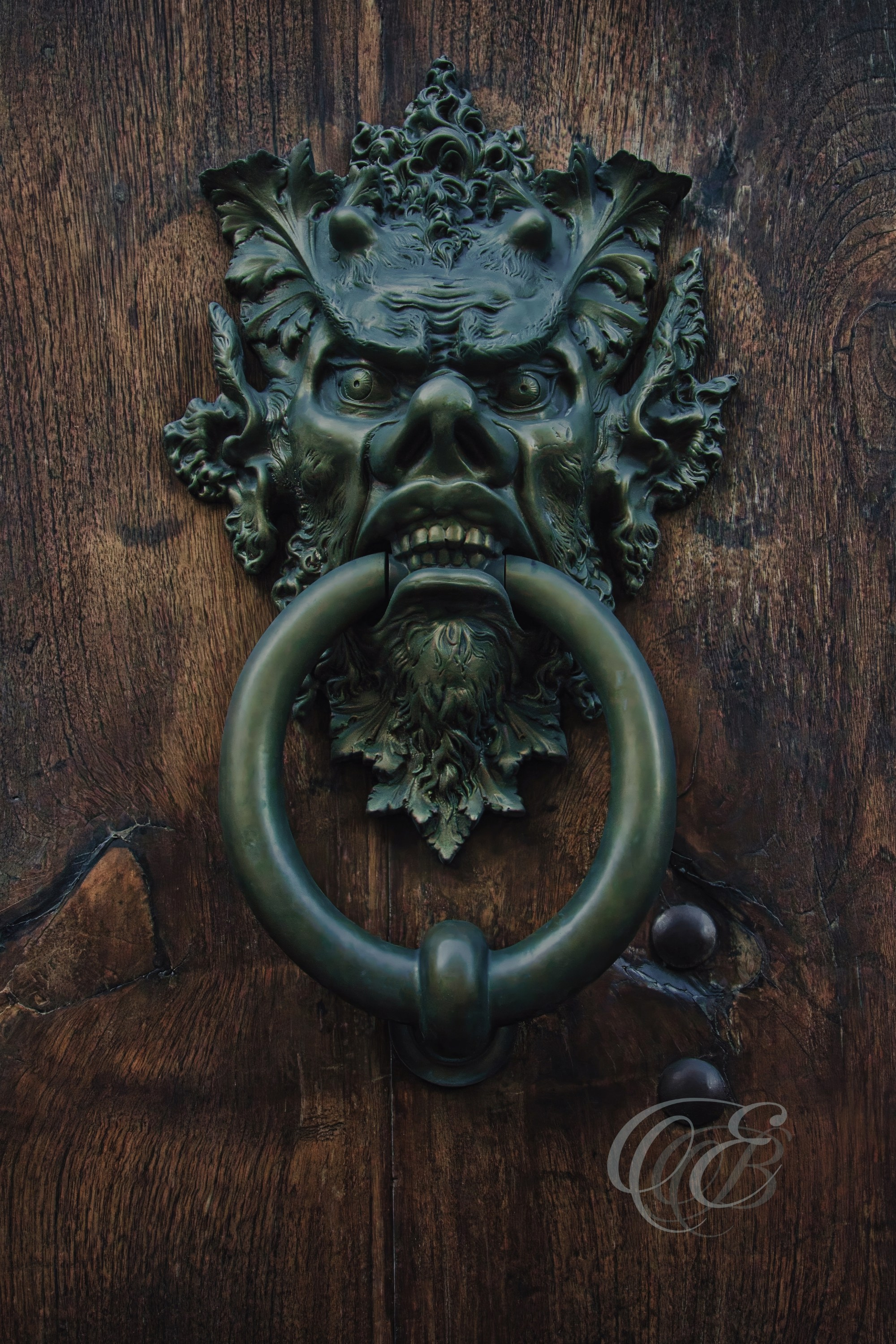 Florence Italy - Bronze Door Knocker - Eduardo Bartoli Fine Art Photography - Bronze door knocker in Florence, Italy – fine art photography by Eduardo Bartoli.