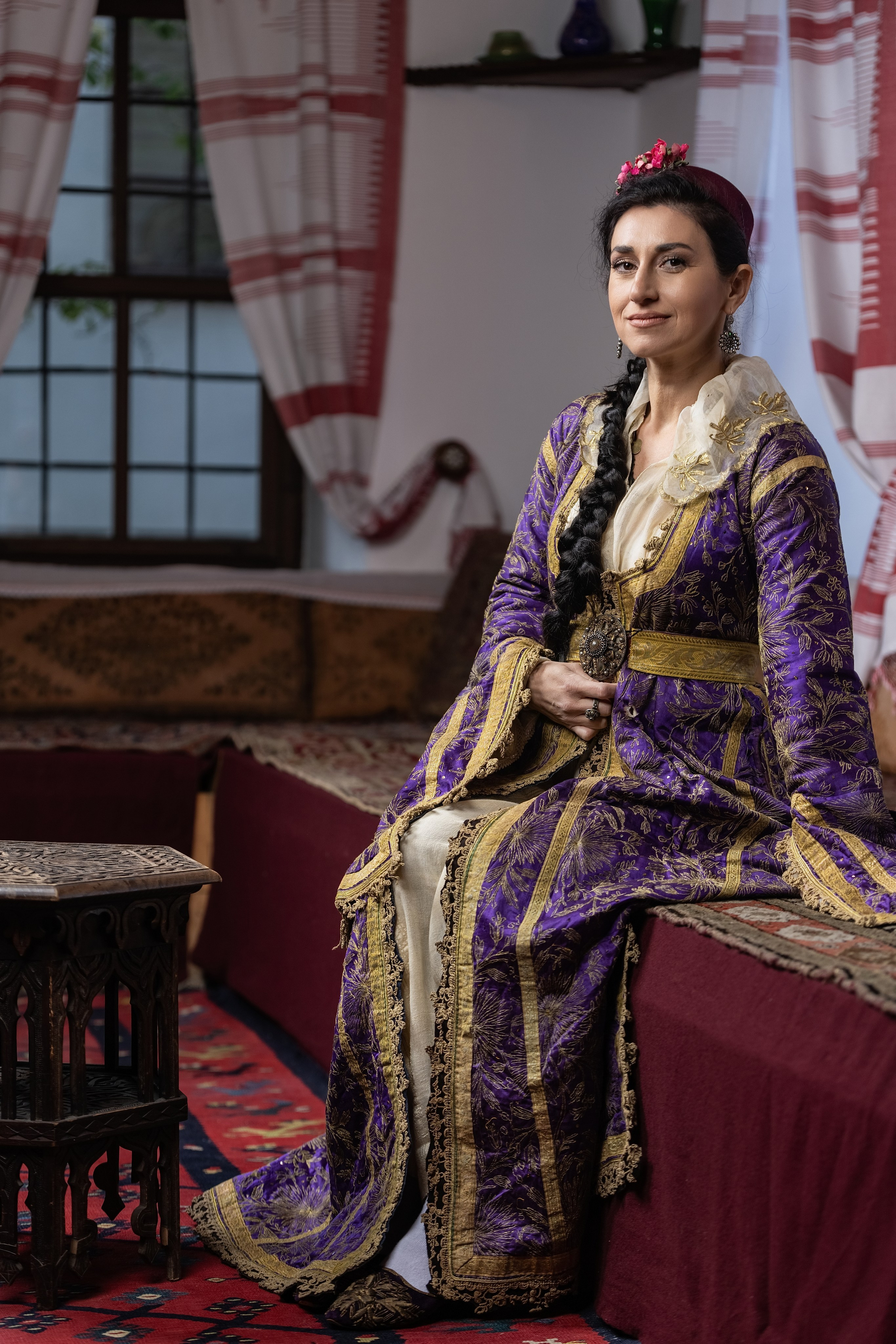 Traditional Bosnian cultural costume photographed in Sarajevo, Bosnia and Herzegovina.