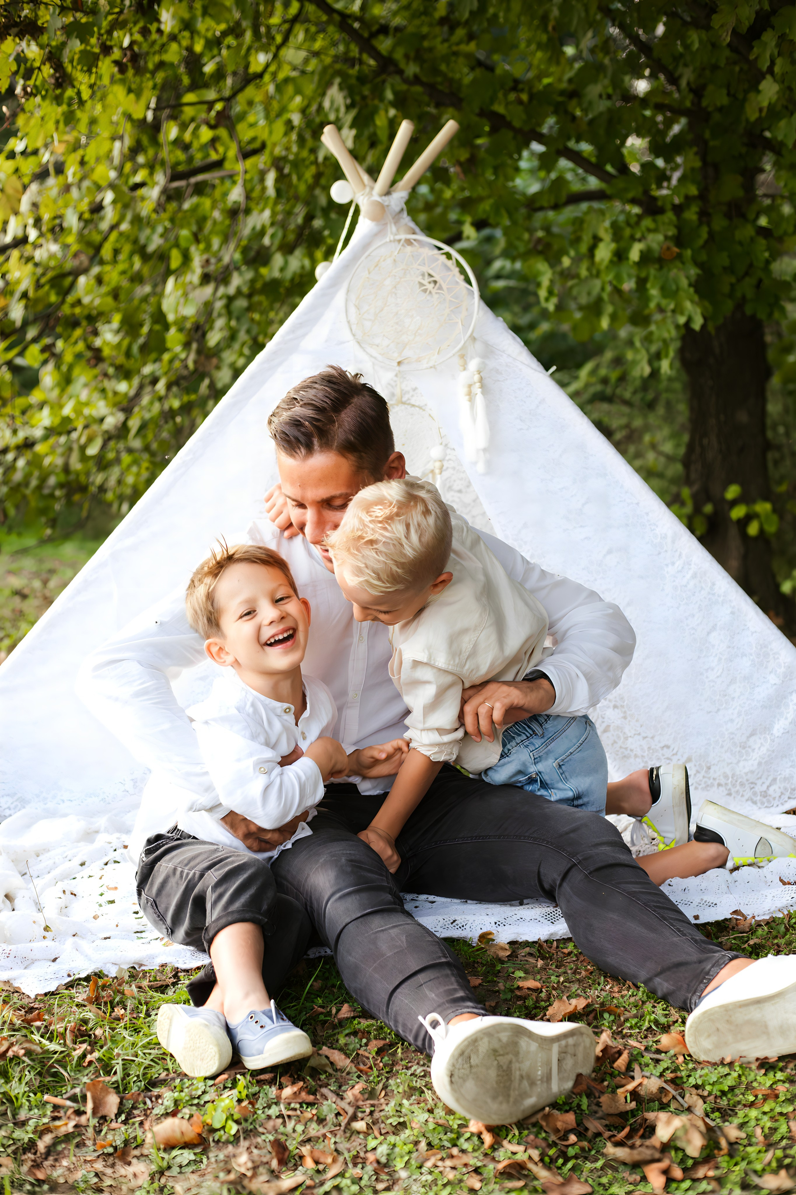 Maggie e la sua bellissima famiglia. Luci e Capricci Photography