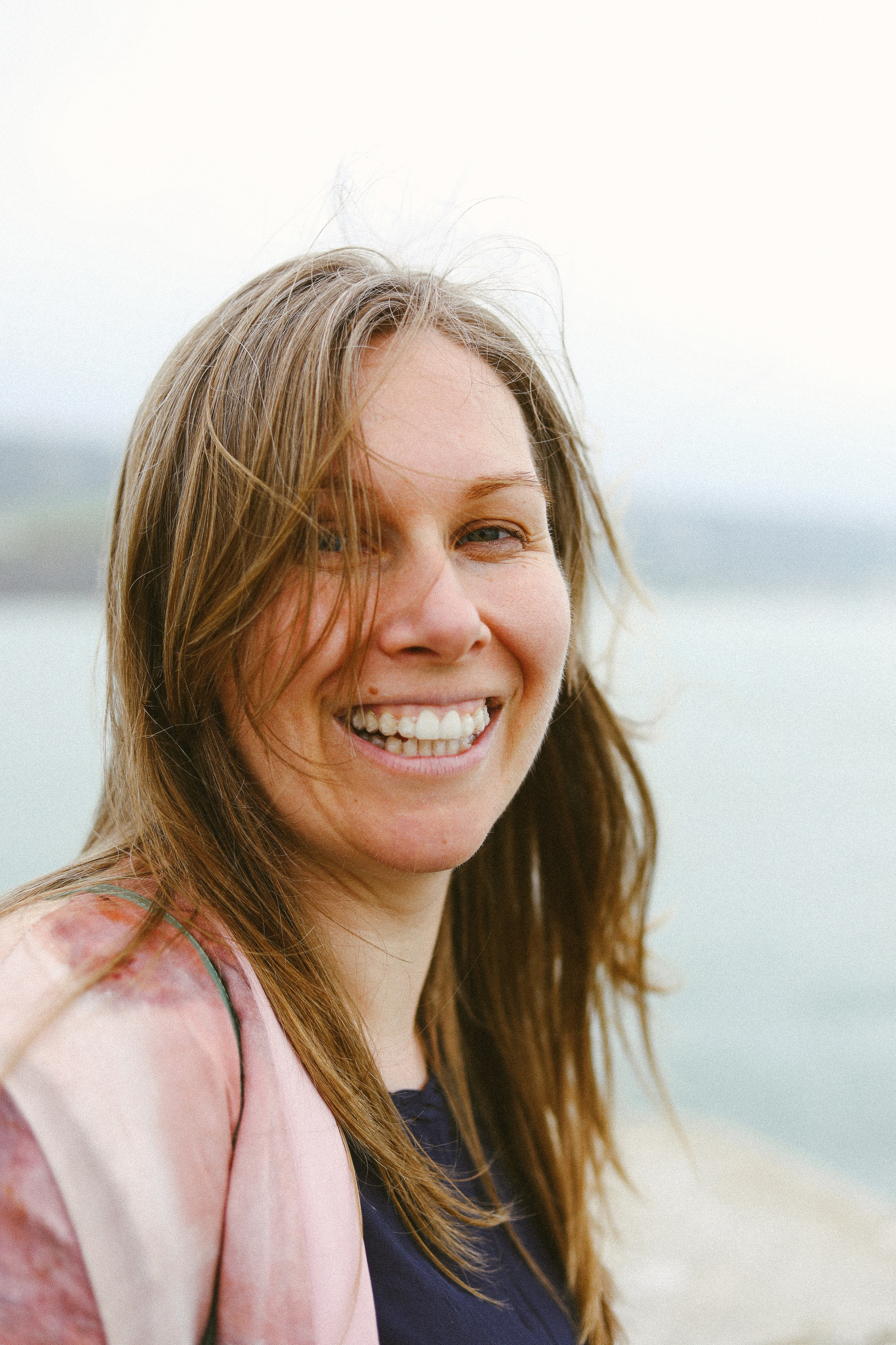 Katya near the lighthouse. Victoria Dini. Art photography in London / Folkestone, UK