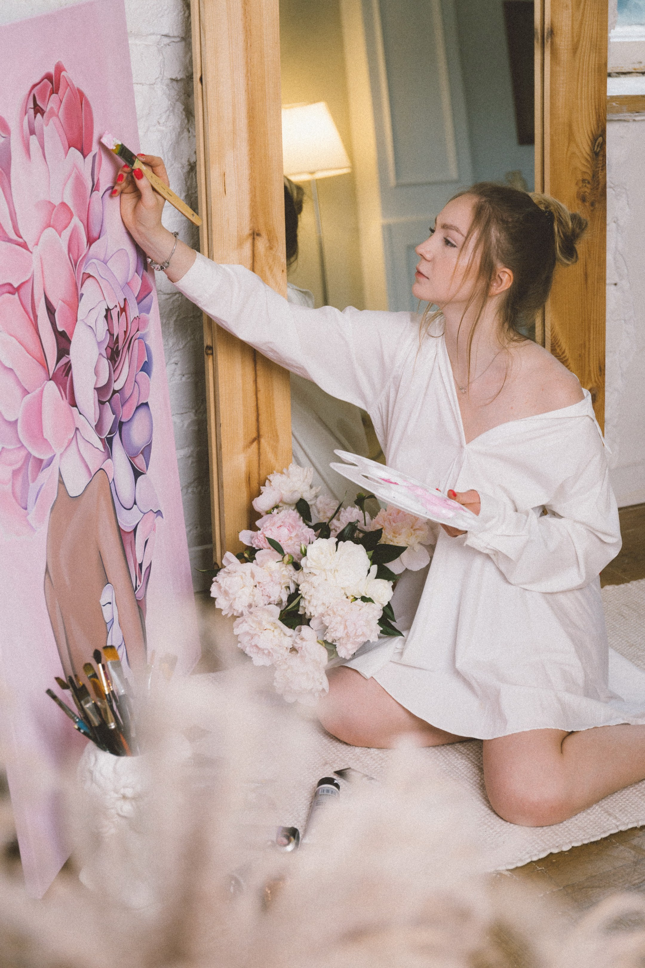 Алеся-фотосессия для художника. Фотограф Анна Кучерявая | Свадьбы и мероприятия в Дубае