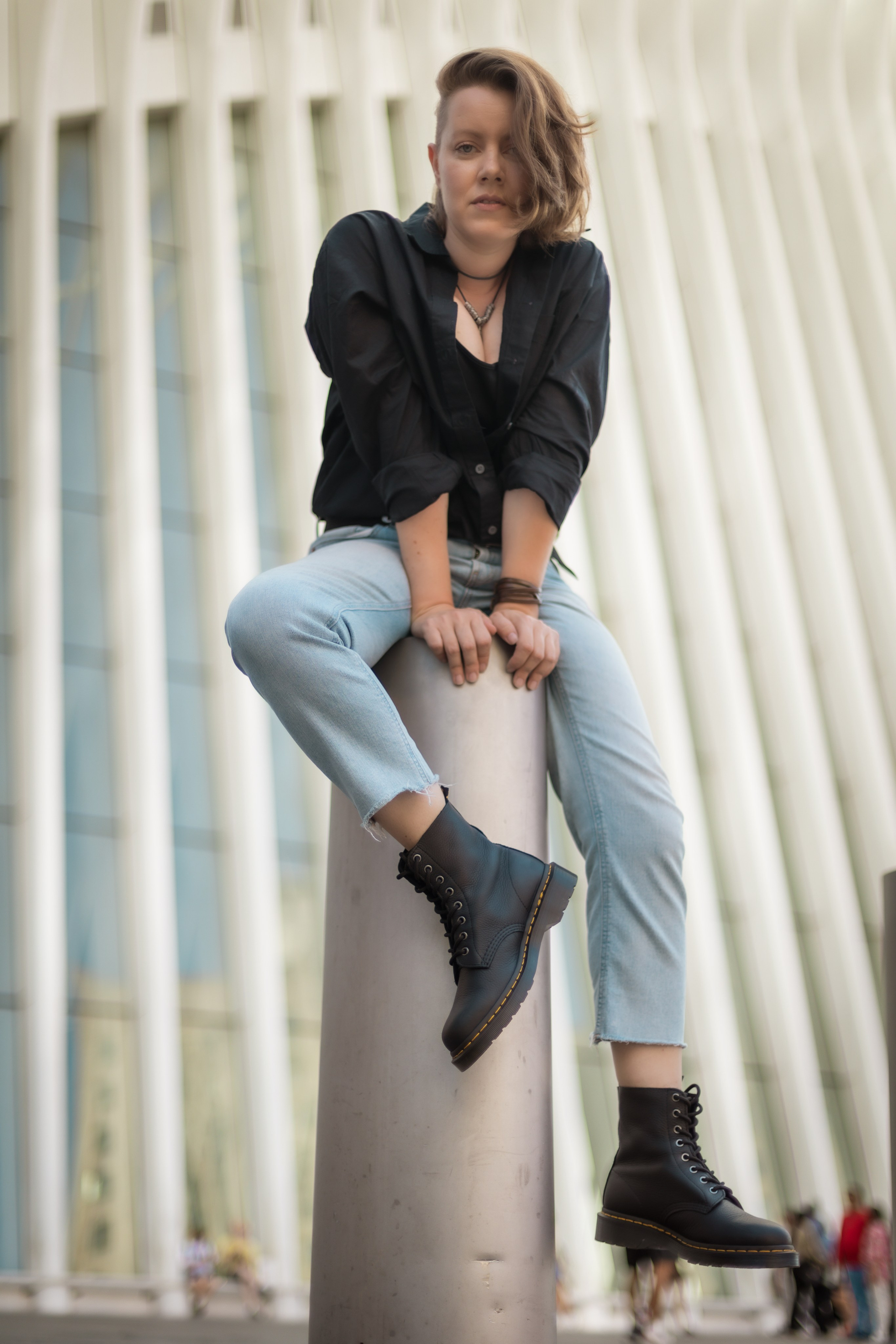 Городская съёмка. Всемирно-торговый центр. Манхэттенский мост. Фотограф в Нью Йорке