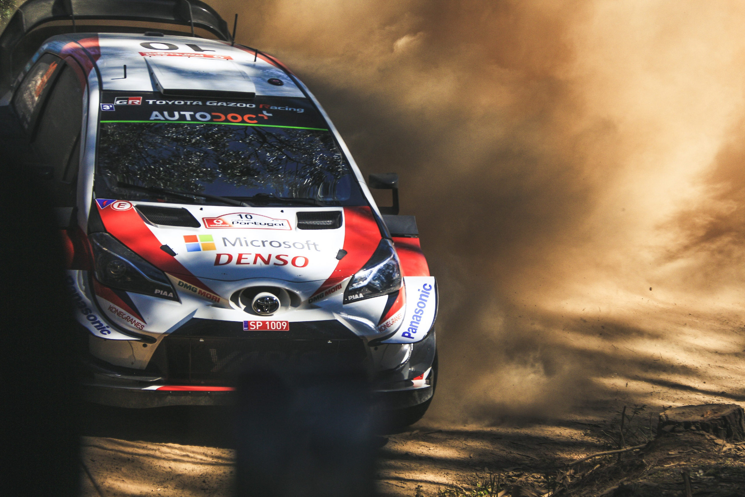 Toyota rally car WRC Portugal