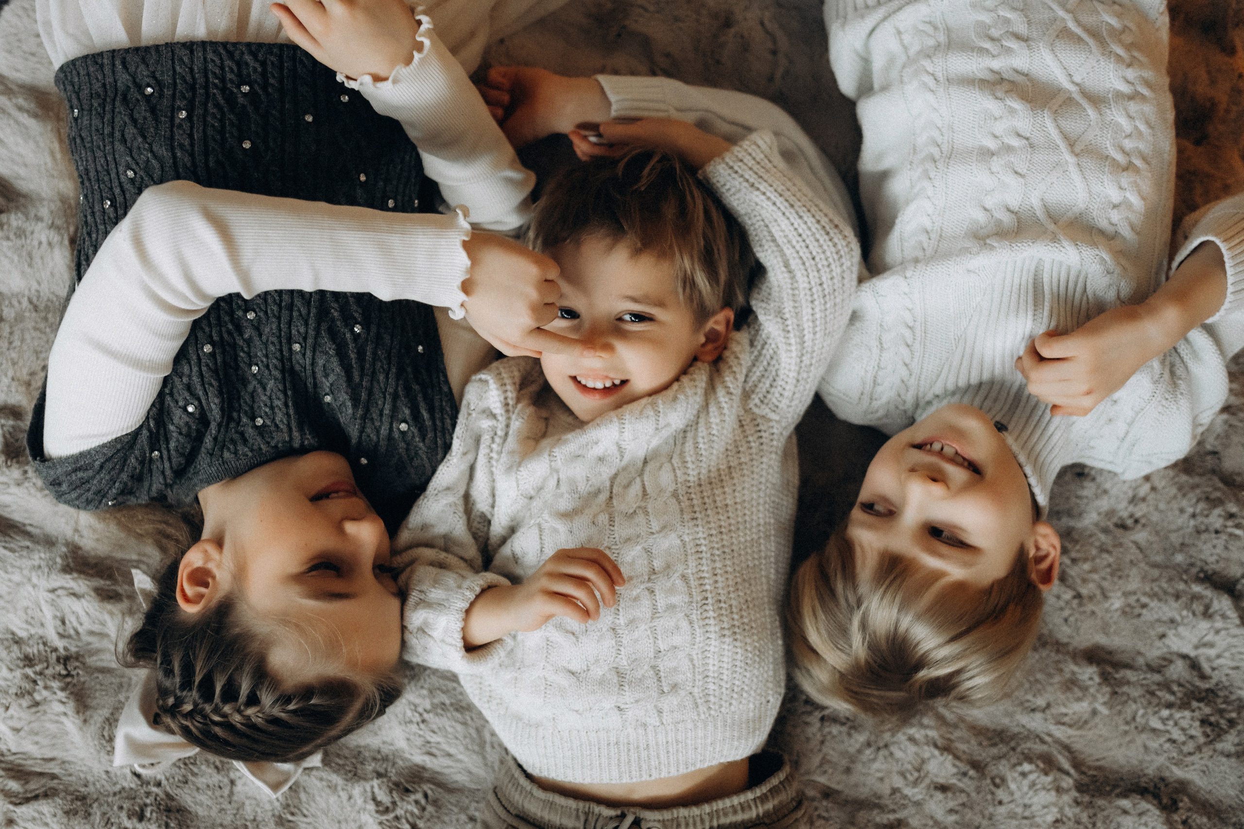 Новогодняя фотосессия в студии. Семейный фотограф Лейпциг, Германия