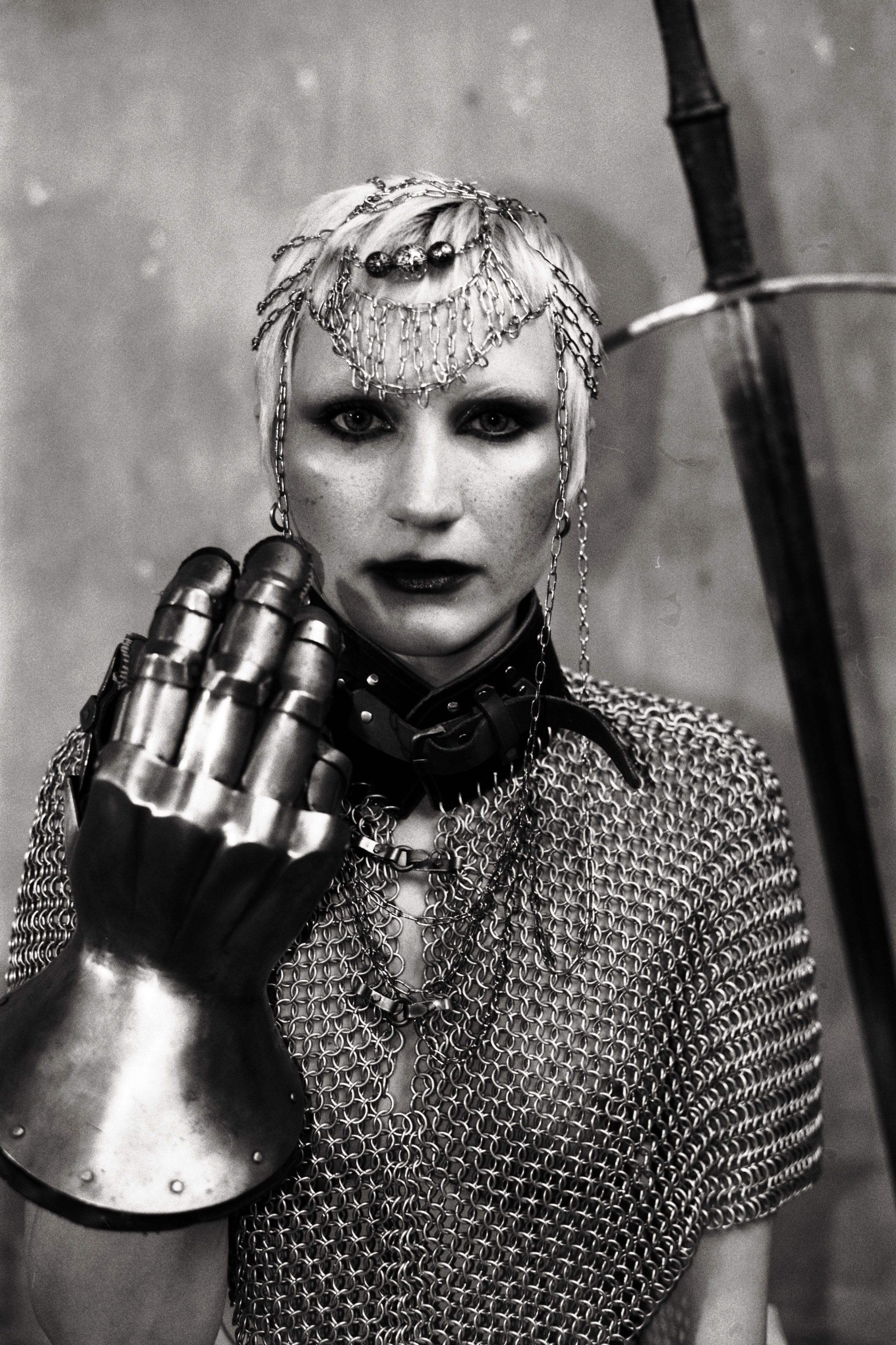 Knight. Film B/W. Sasha Veideman Photo