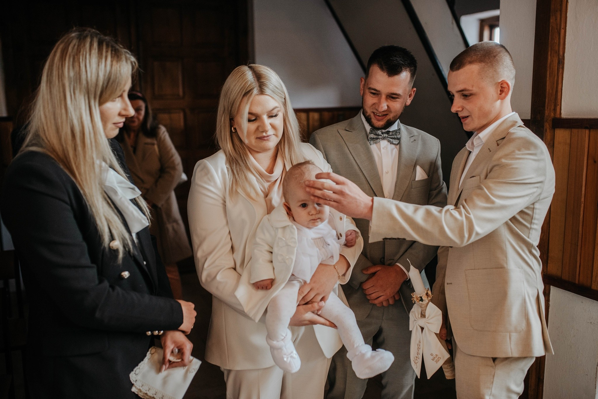 Chrzest Święty Kornelii. Dominika Strachacka Fotografia | Fotograf ślubny i rodzinny Opole Lubelskie Lublin