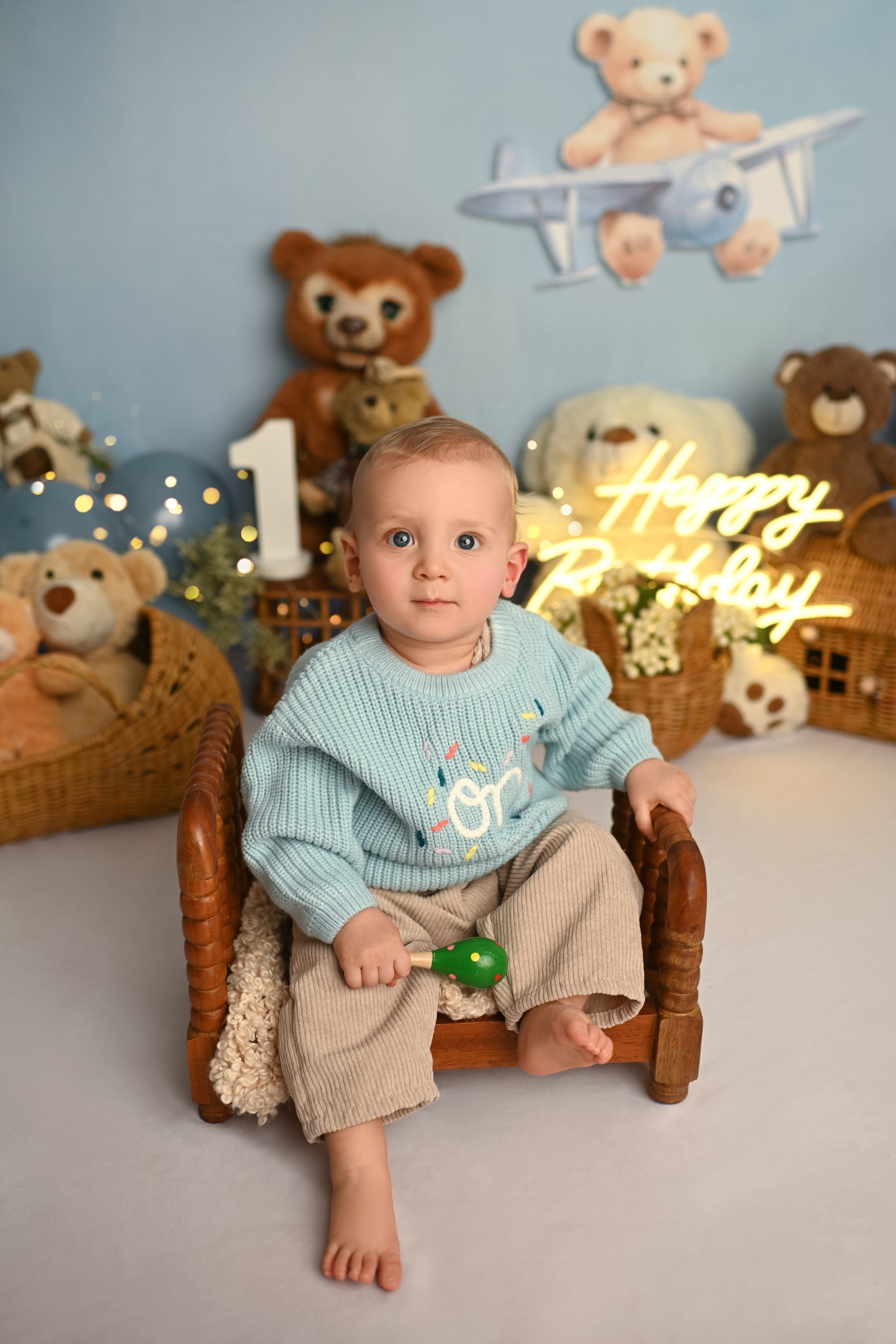Cake Smash Fotoshooting zum ersten, zweiten Geburtstag. Neugeborene, Baby Fotografin in Düren (NRW) - Vitalina Unruh
