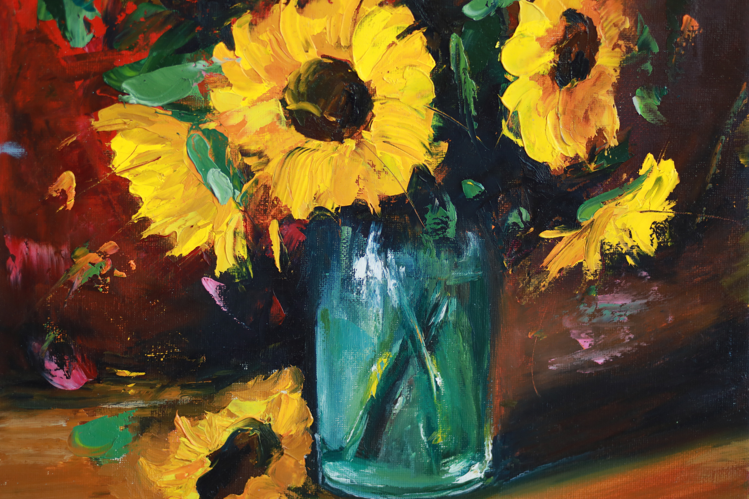 ПОДСОЛНУХИ. GALA художник из г. Харьков в Чехии