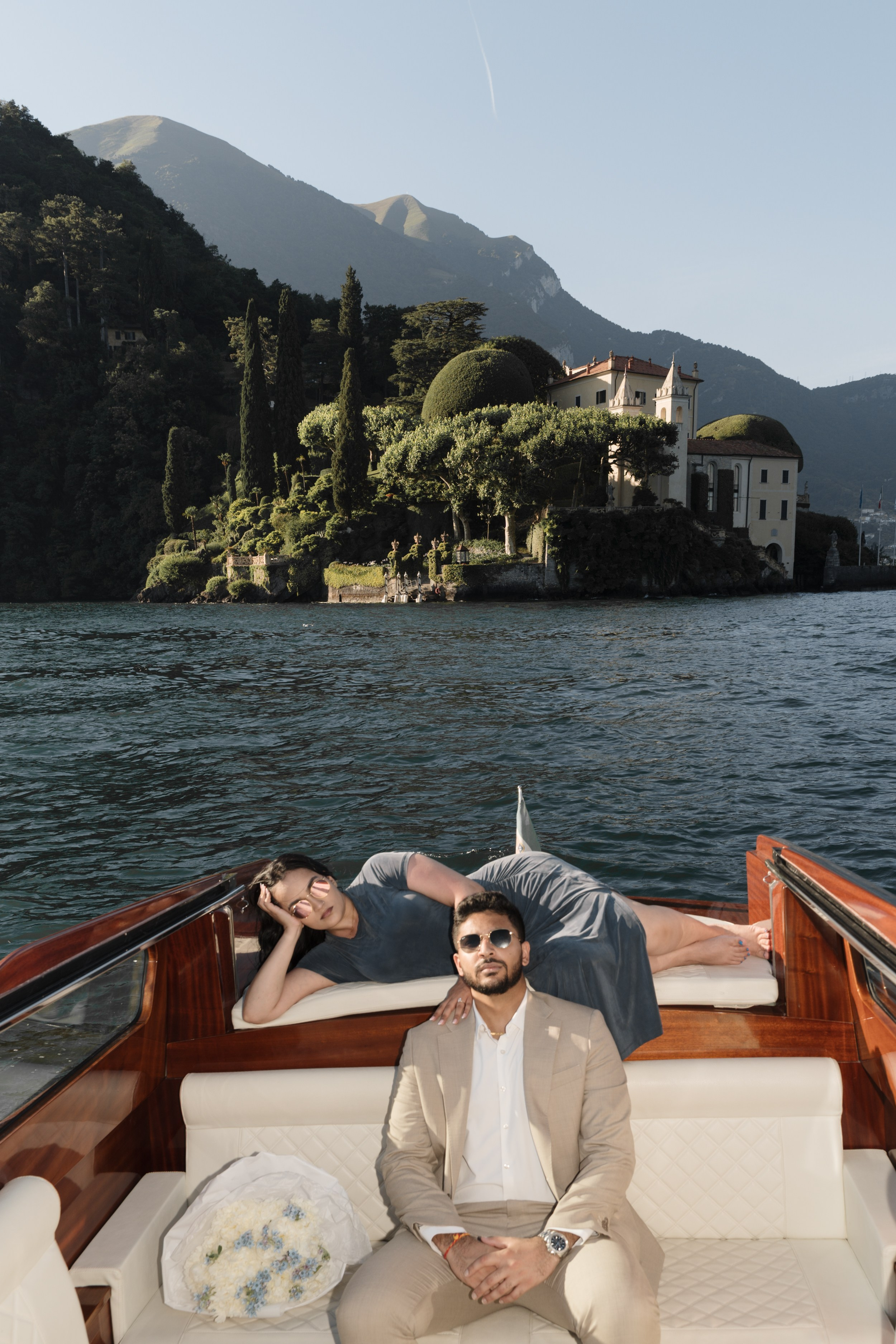 Villa Melzi Secret Proposal. Lake Como Proposal Photographer | Surprise Proposals & Engagements