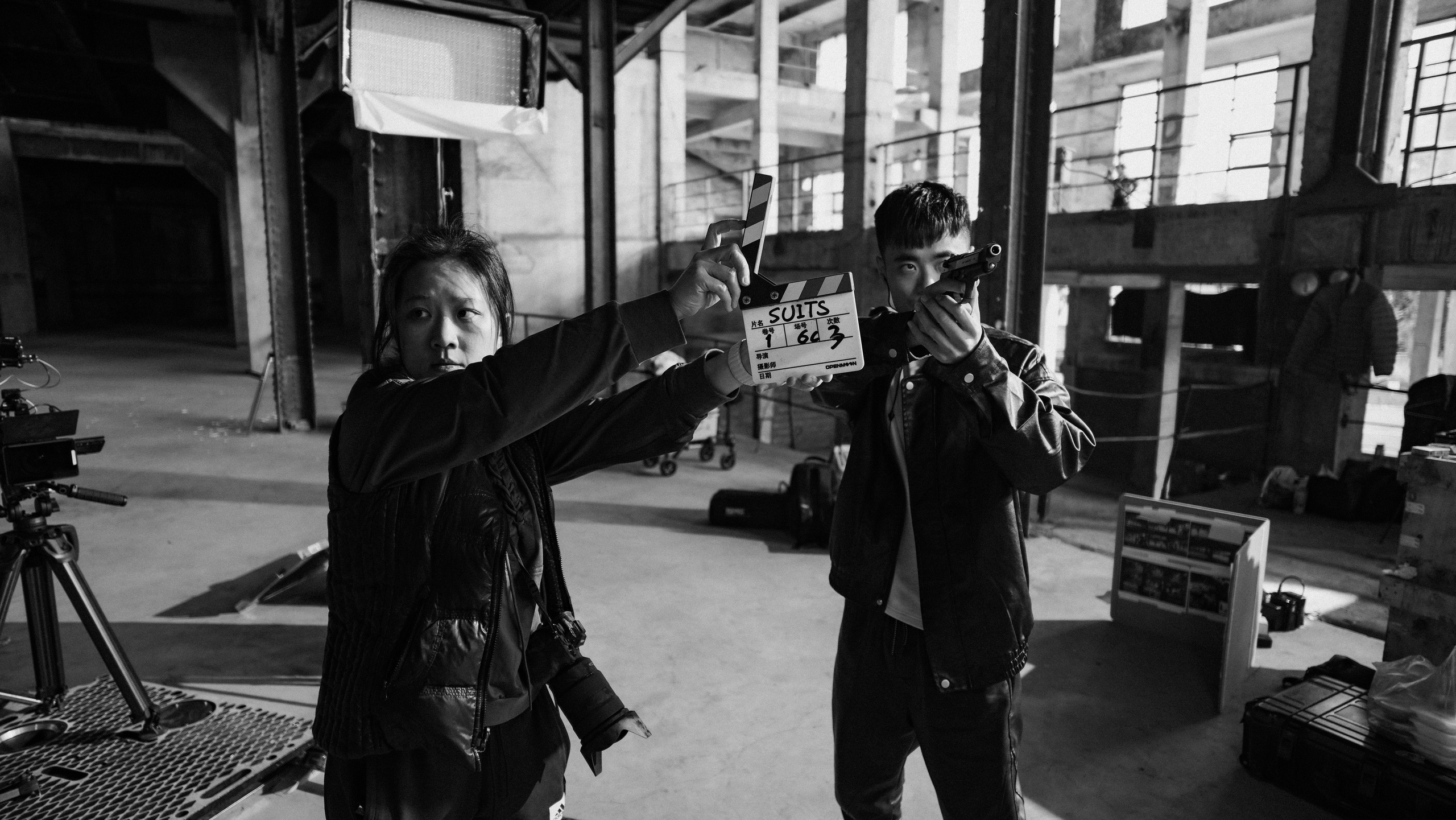 Video production. Photographer and videographer in China