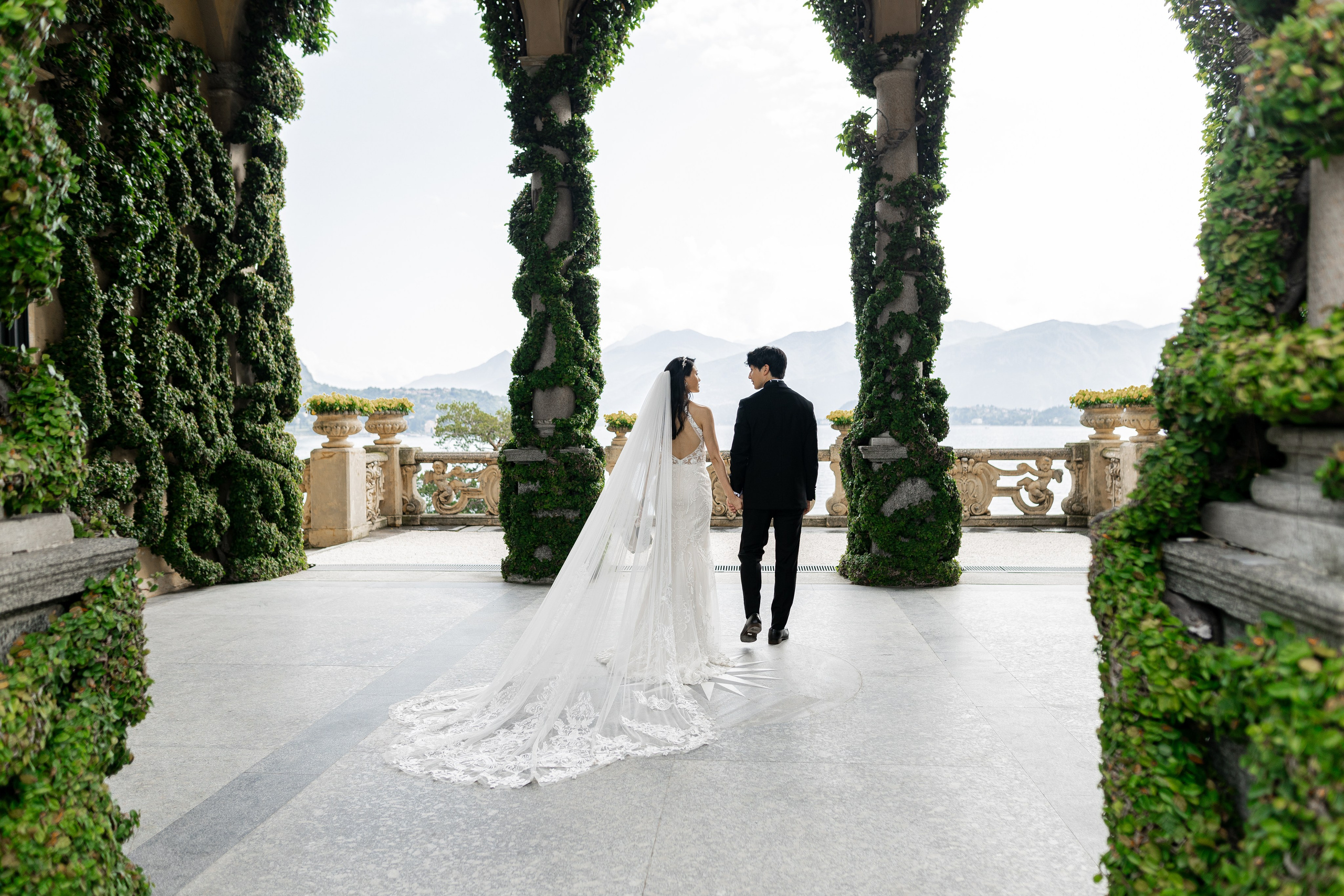 Lake Como Wedding Photography | Villa del Balbianello & Villa Serbelloni. Photographer in Italy Anna Linnik