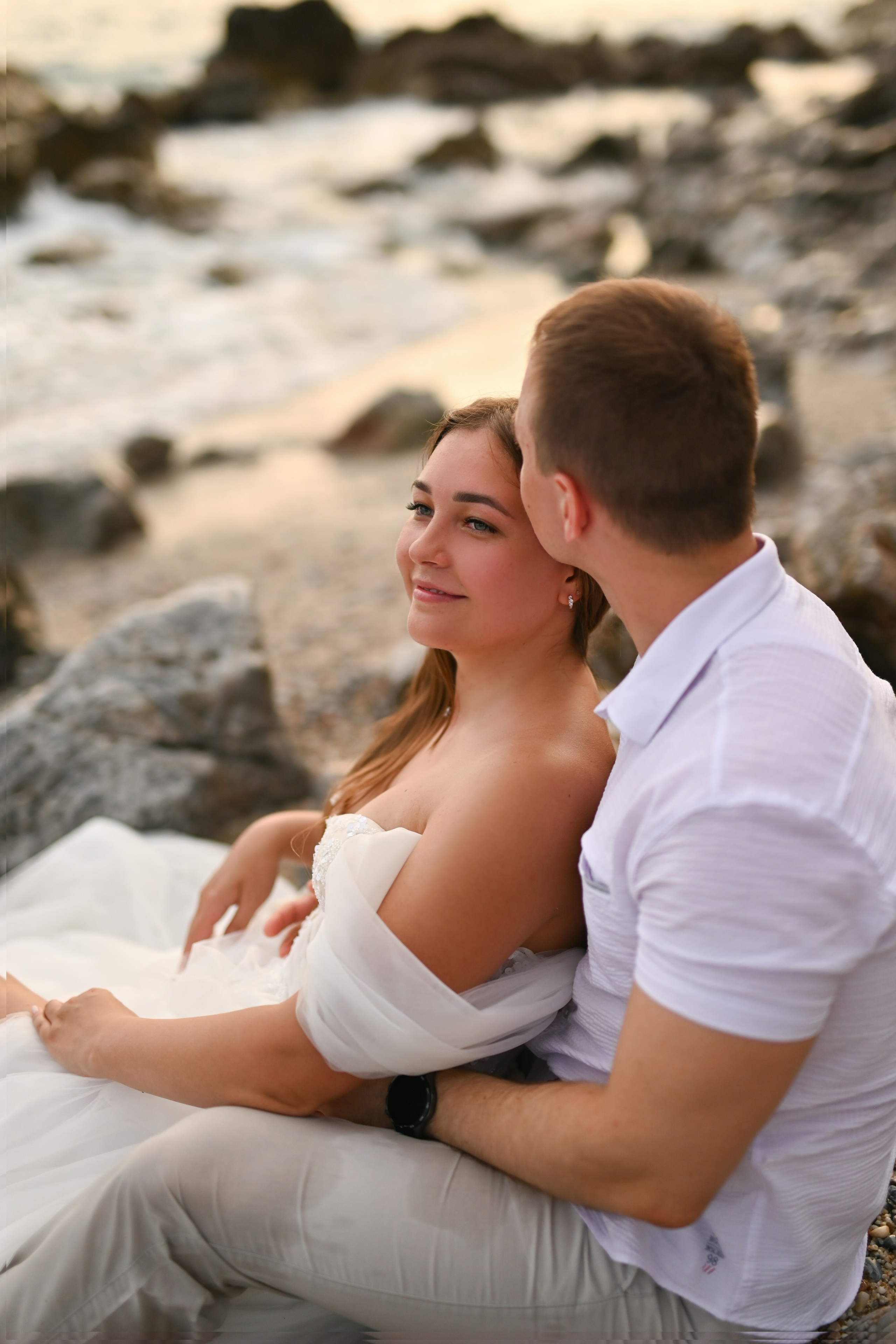 Свадебная съемка на пляже Клеопатра. Photographer in Alanya, Side, Manavgat. Türkiye