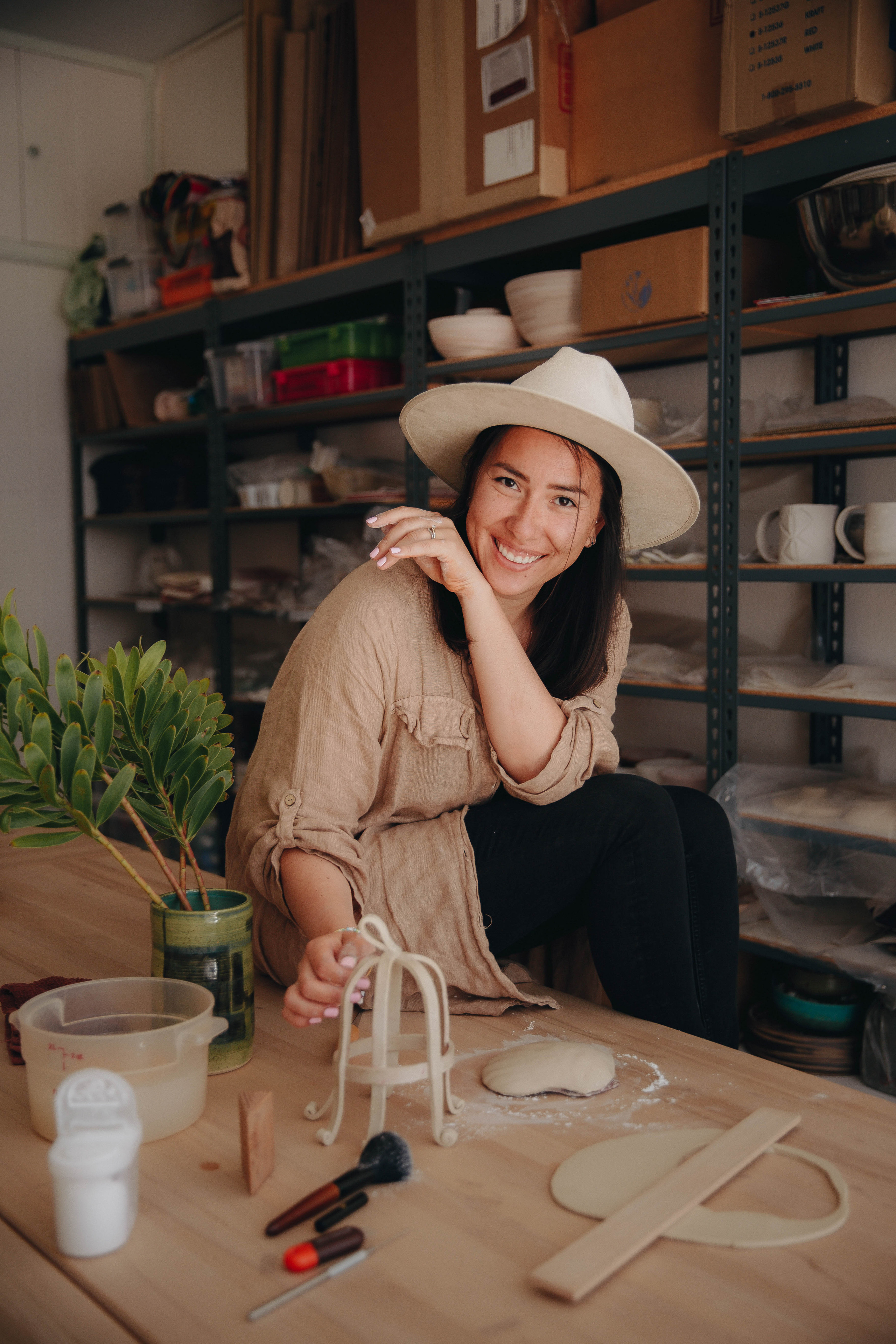 Maia | Pottery Session. Photographer in Los Angeles. Julia Ishmuratova