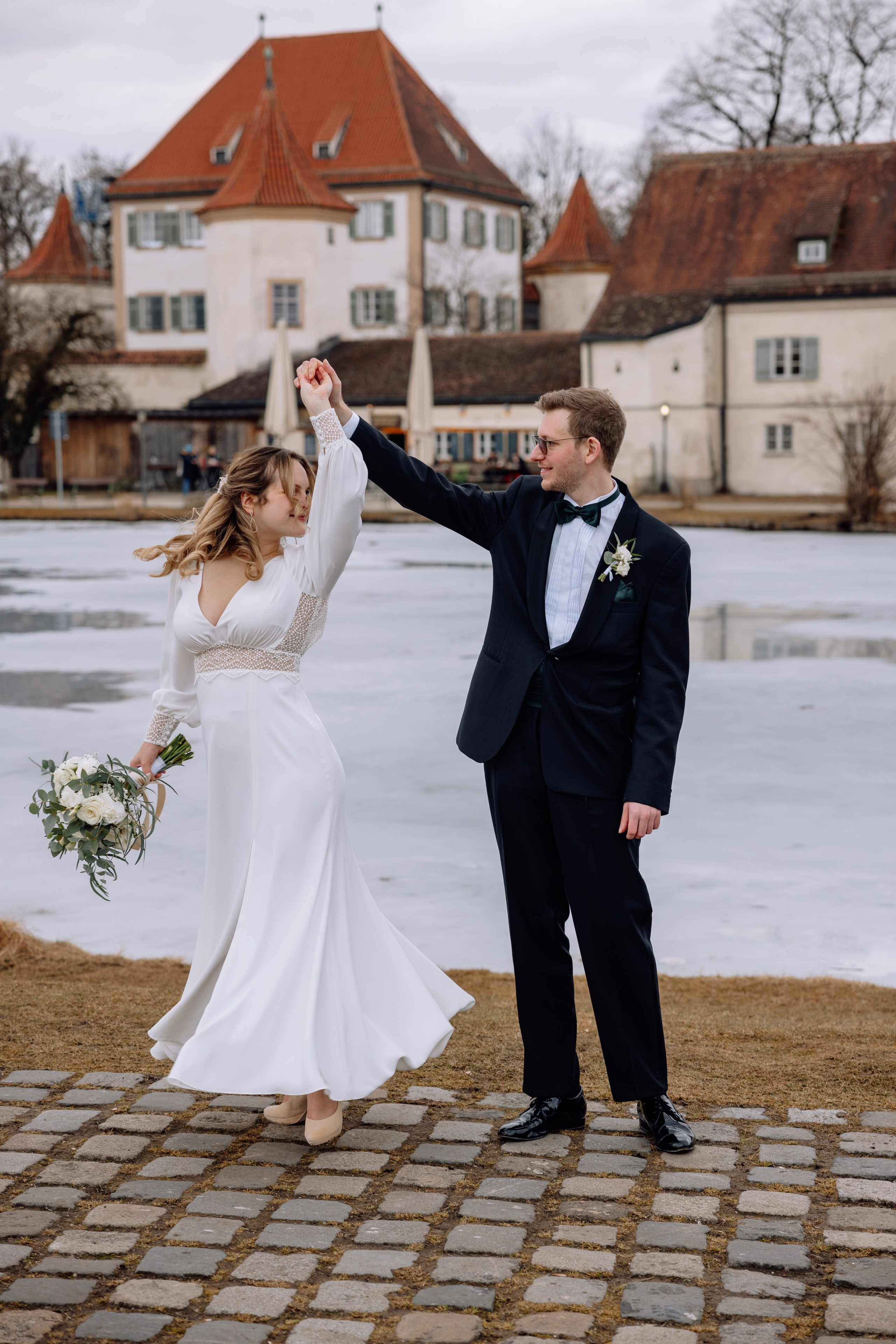 Tabea und Rene: Schloss Blutenburg. Hochzeitsfotograf München Taufe Familienfotograf Tanja Mauke