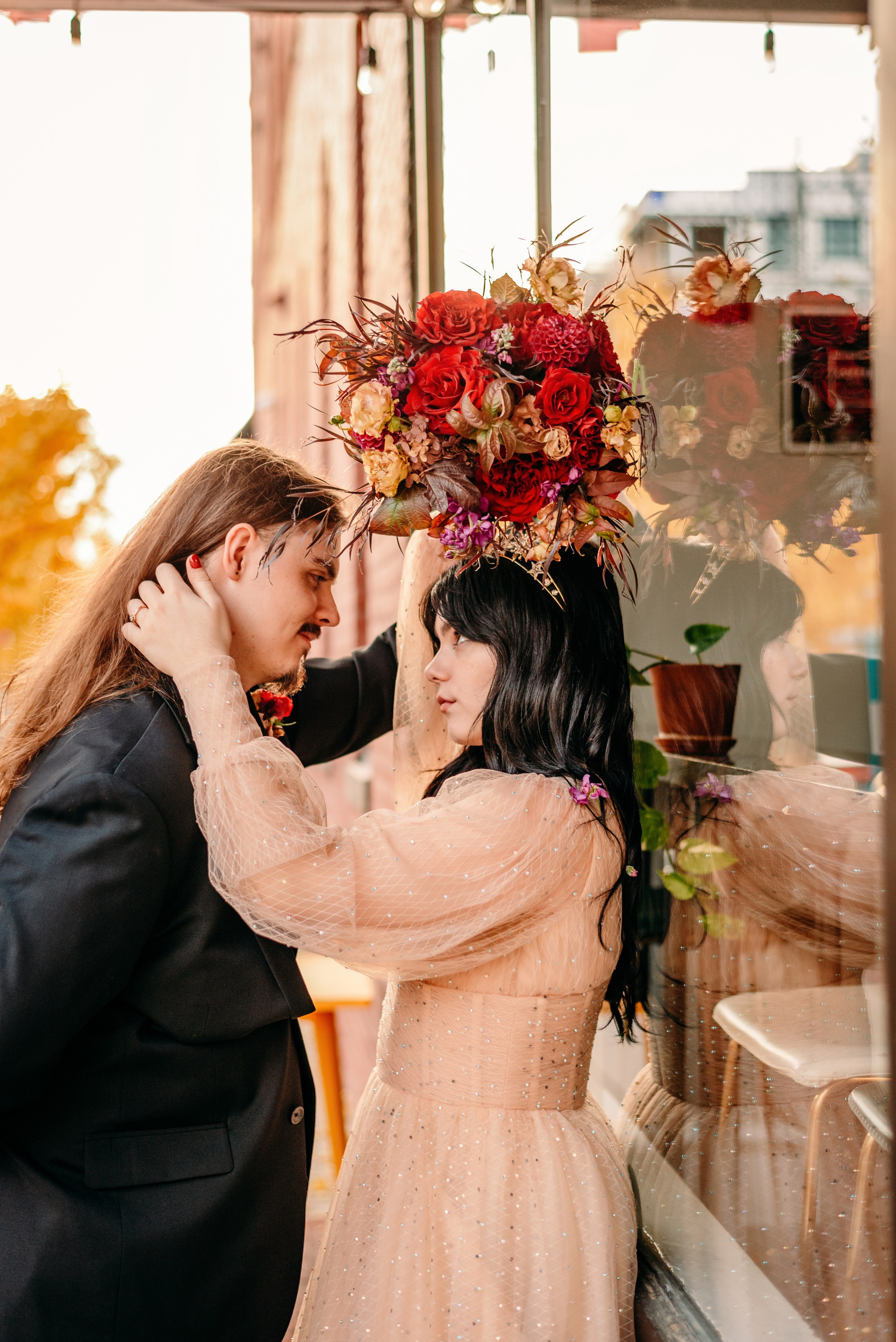 Bold & Dramatic Wedding at The Paper Mill on The Landing | Fort Wayne Wedding Photographer. Alexandria Danielle Photography | Fort Wayne & Indianapolis Wedding Photographer