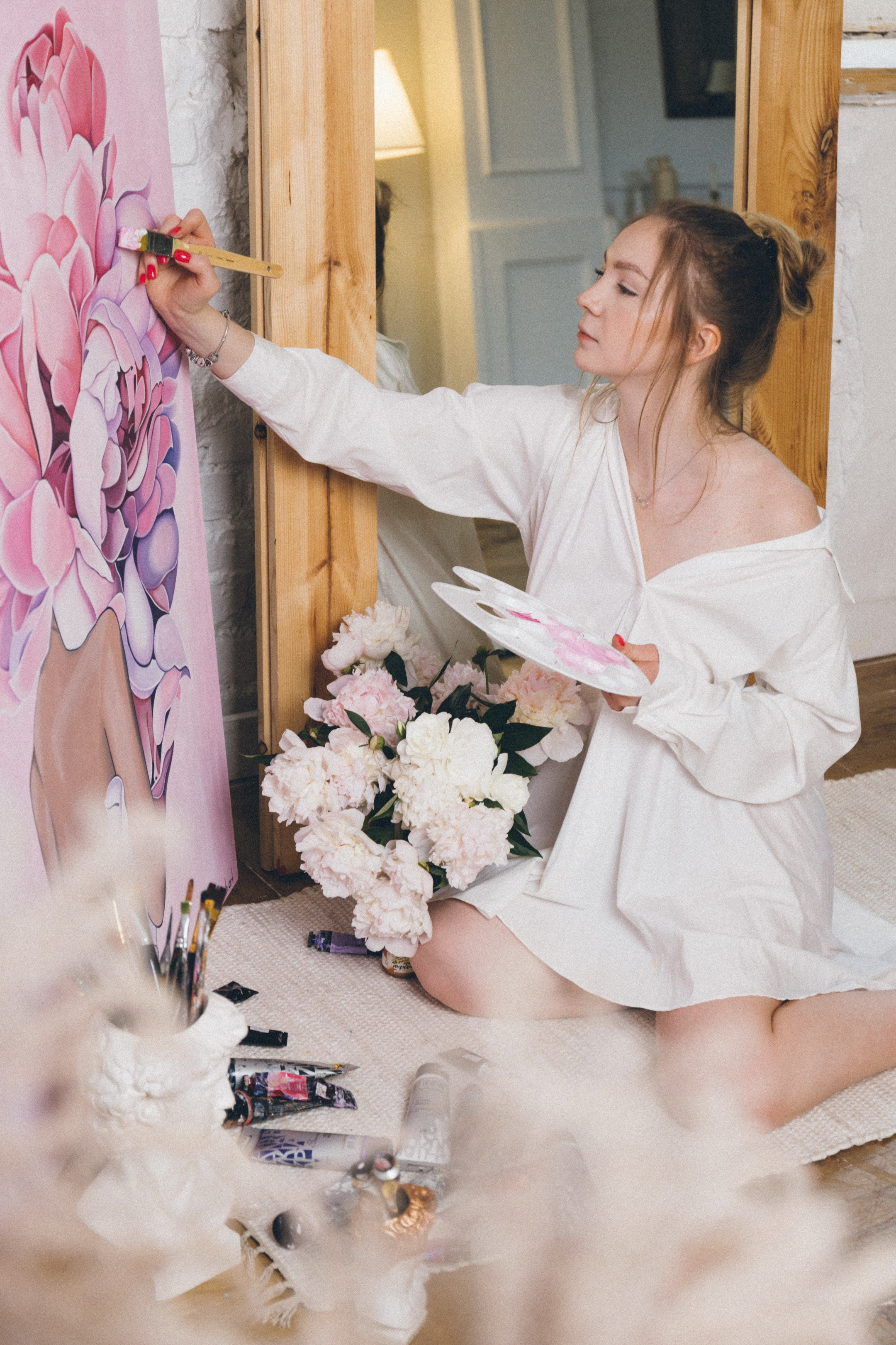 Алеся-фотосессия для художника. Фотограф Анна Кучерявая | Свадьбы и мероприятия в Дубае