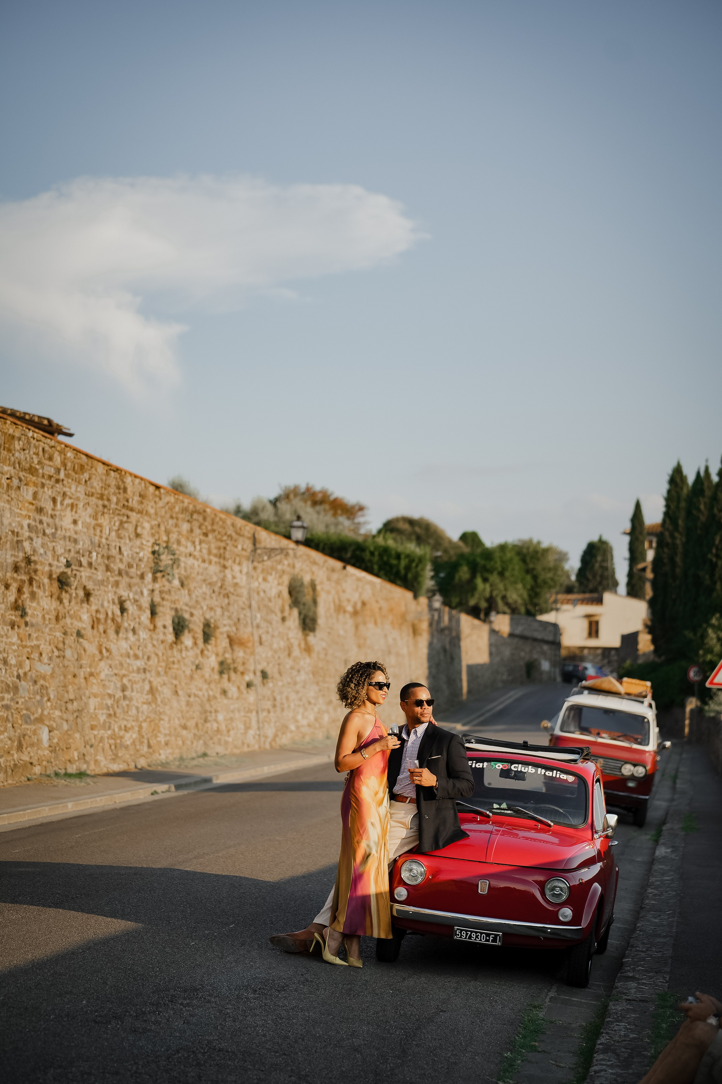 FIAT 500. Wedding Photographer in Italy