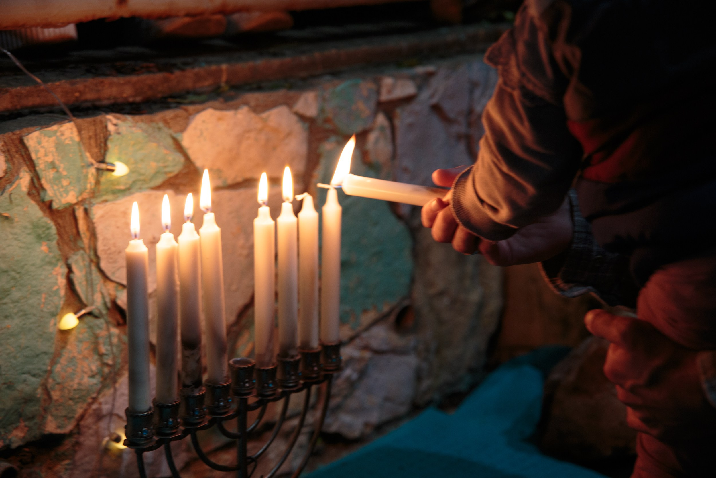 Городская Ханука Хайфа 2023. Портретный и репортажный фотограф в Израиле Рома Бирман