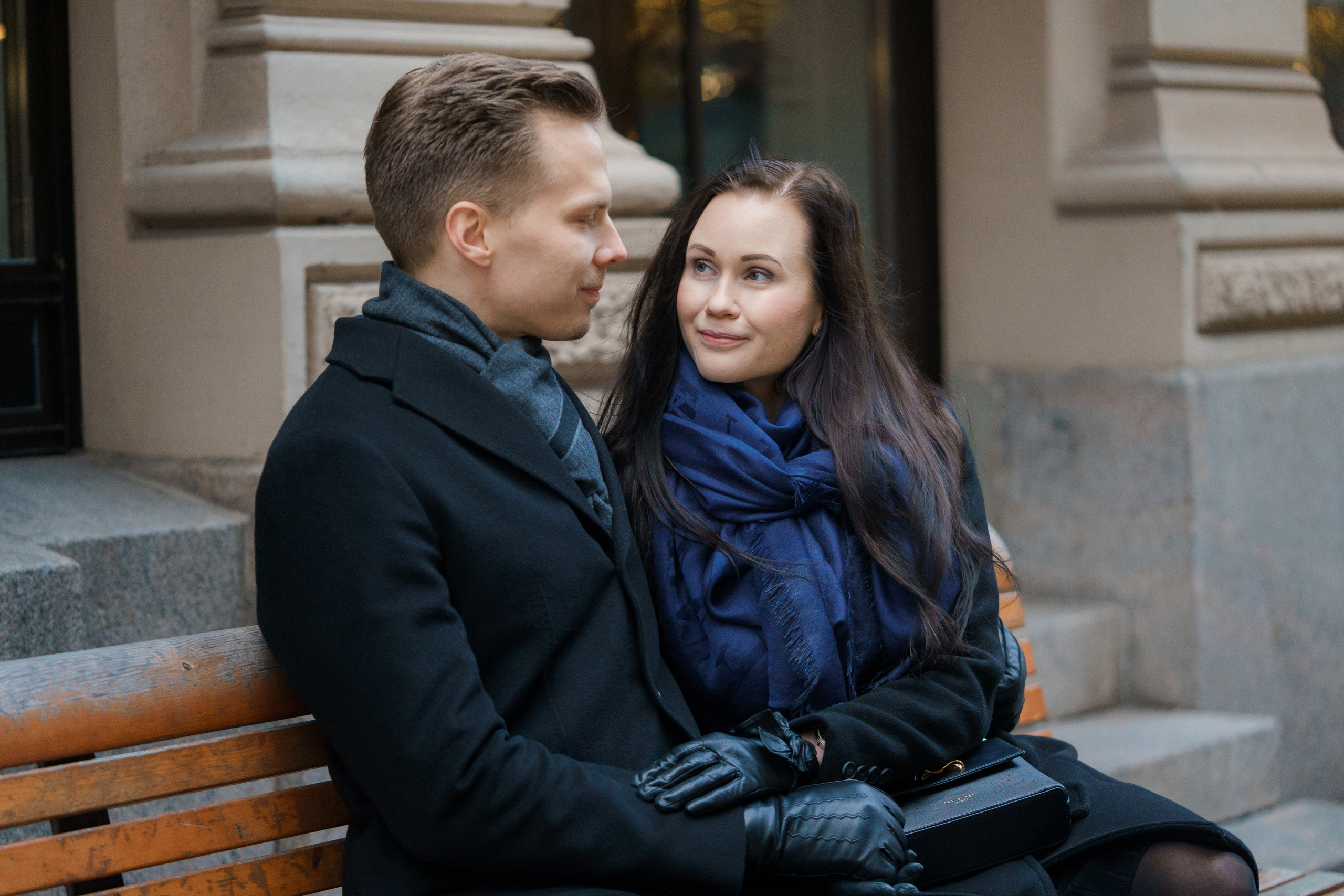 J&S, kihlakuvaus Helsingin keskustassa