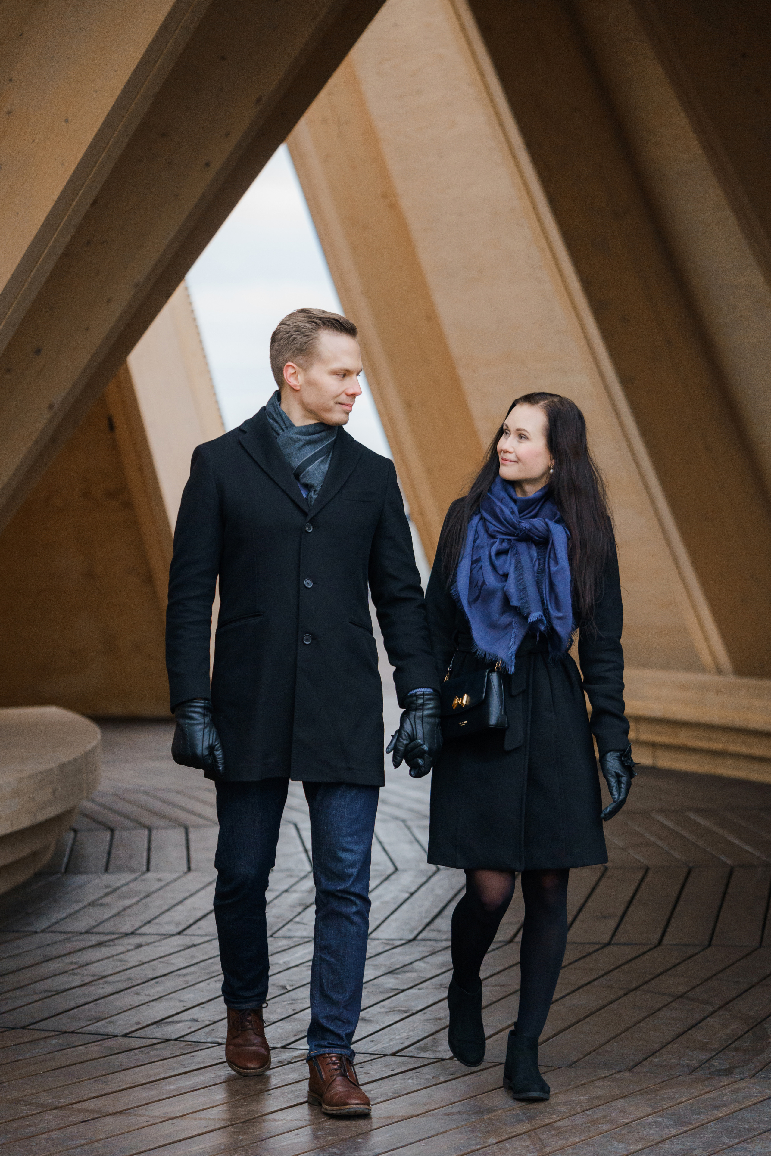 J&S, kihlakuvaus Helsingin keskustassa