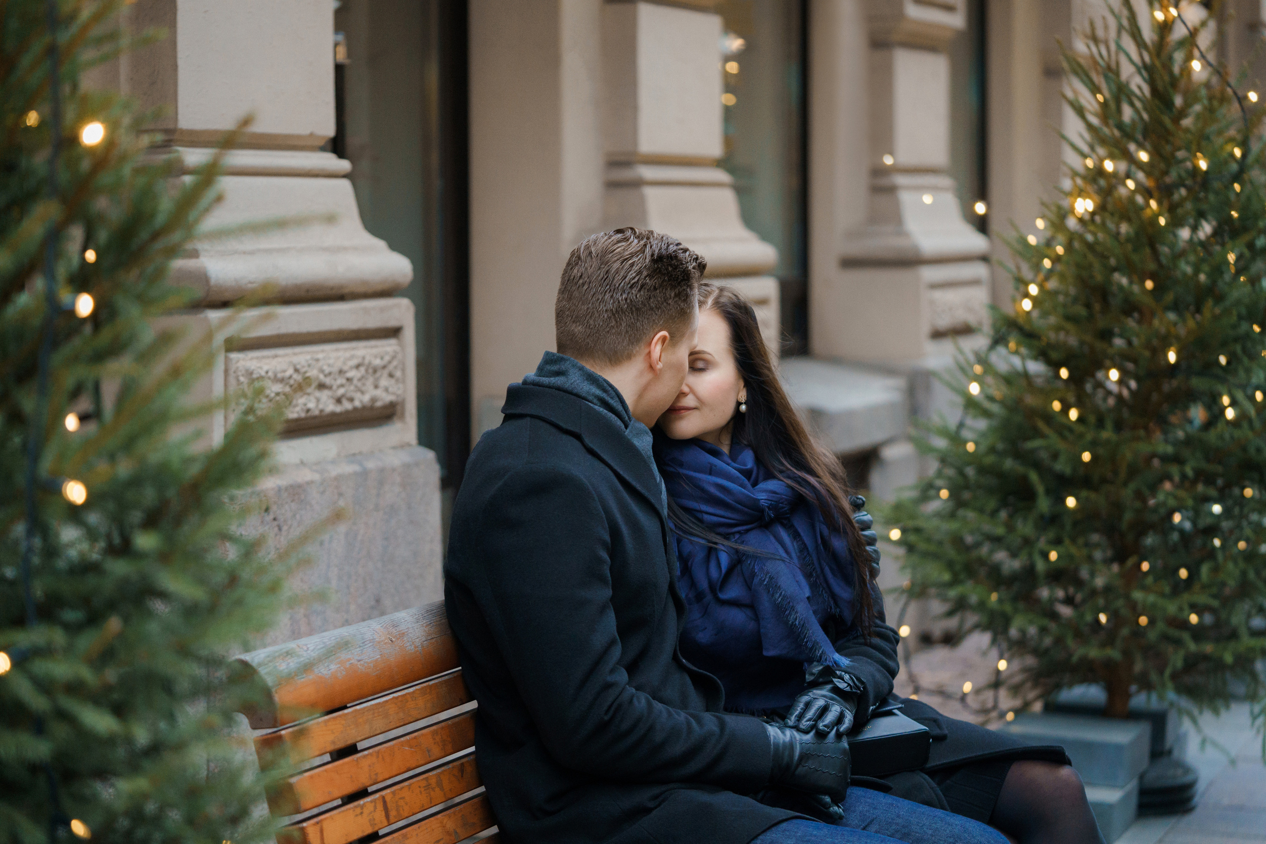 J&S, kihlakuvaus Helsingin keskustassa