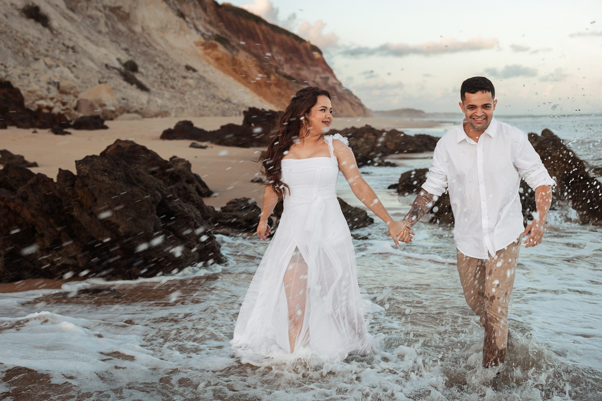 Ensaio de casal na praia, pedido de noivado, pedido de casamento.