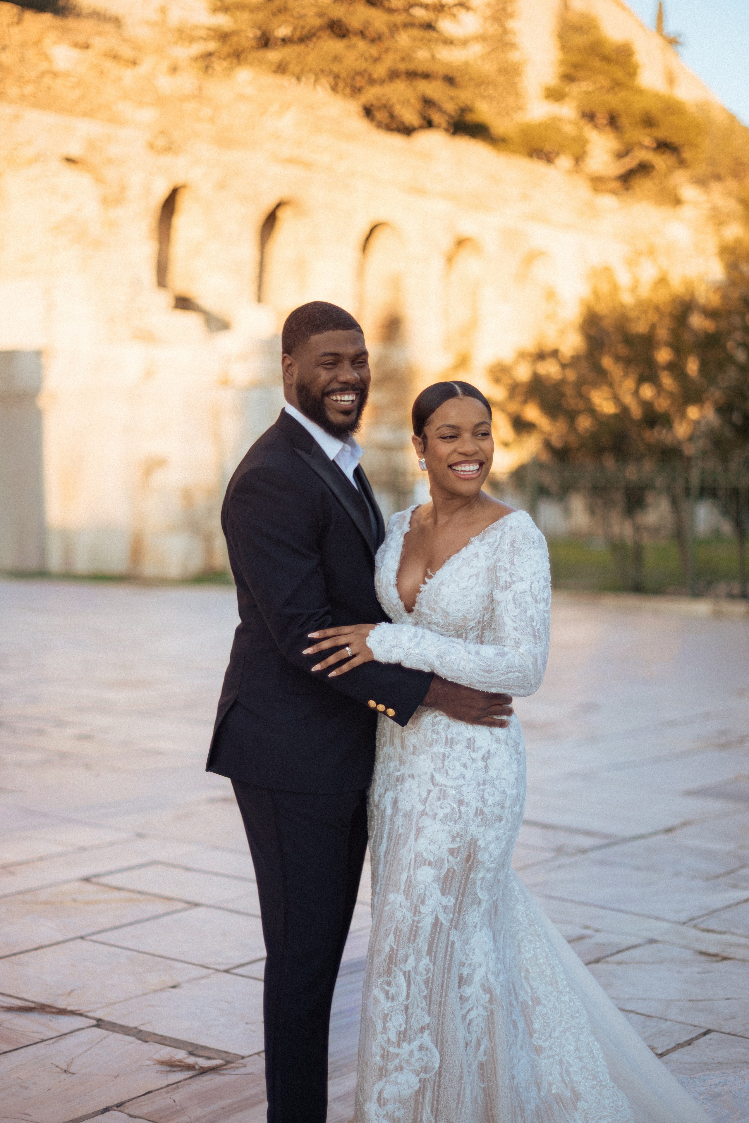 Wedding celebration of Tiffany and Spencer. Photographer in Greece Kristina