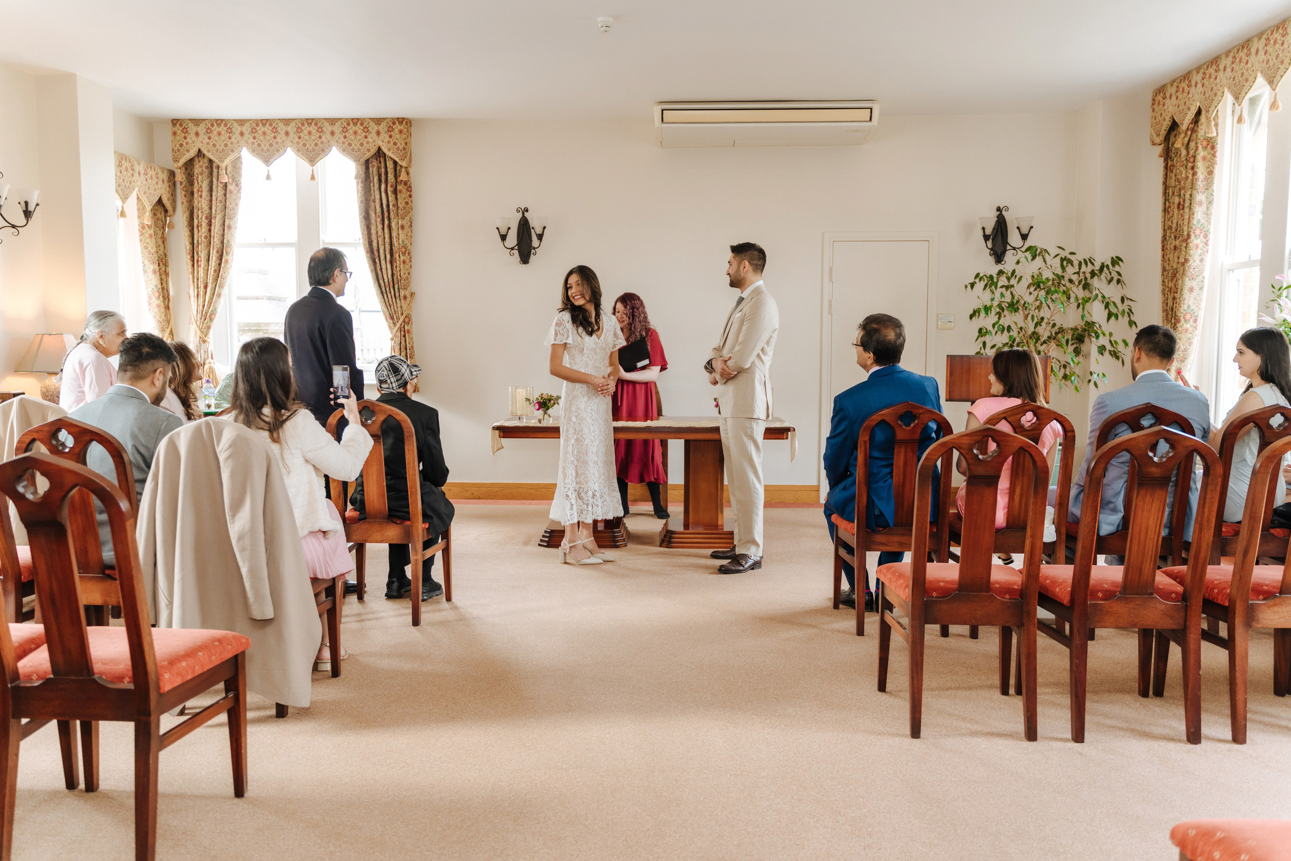 St Albans Register Office, St Albans Register Office wedding , St Albans, wedding in St Albans, civil ceremony in St Albans Register Office, small wedding, photographer for small wedding in St Albans Register Office