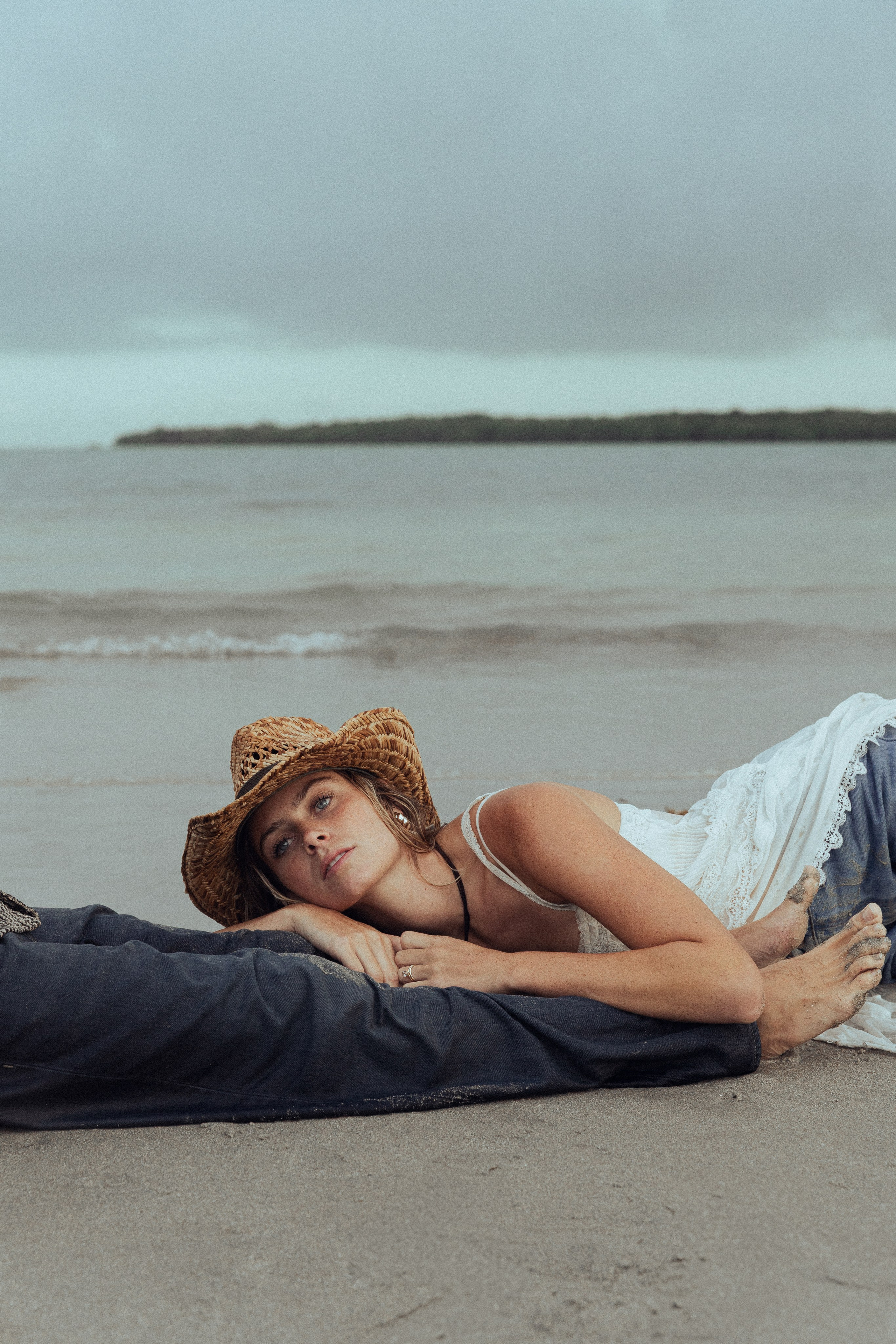 Sunset Horseback Couples Shoot on the Beach in Miami