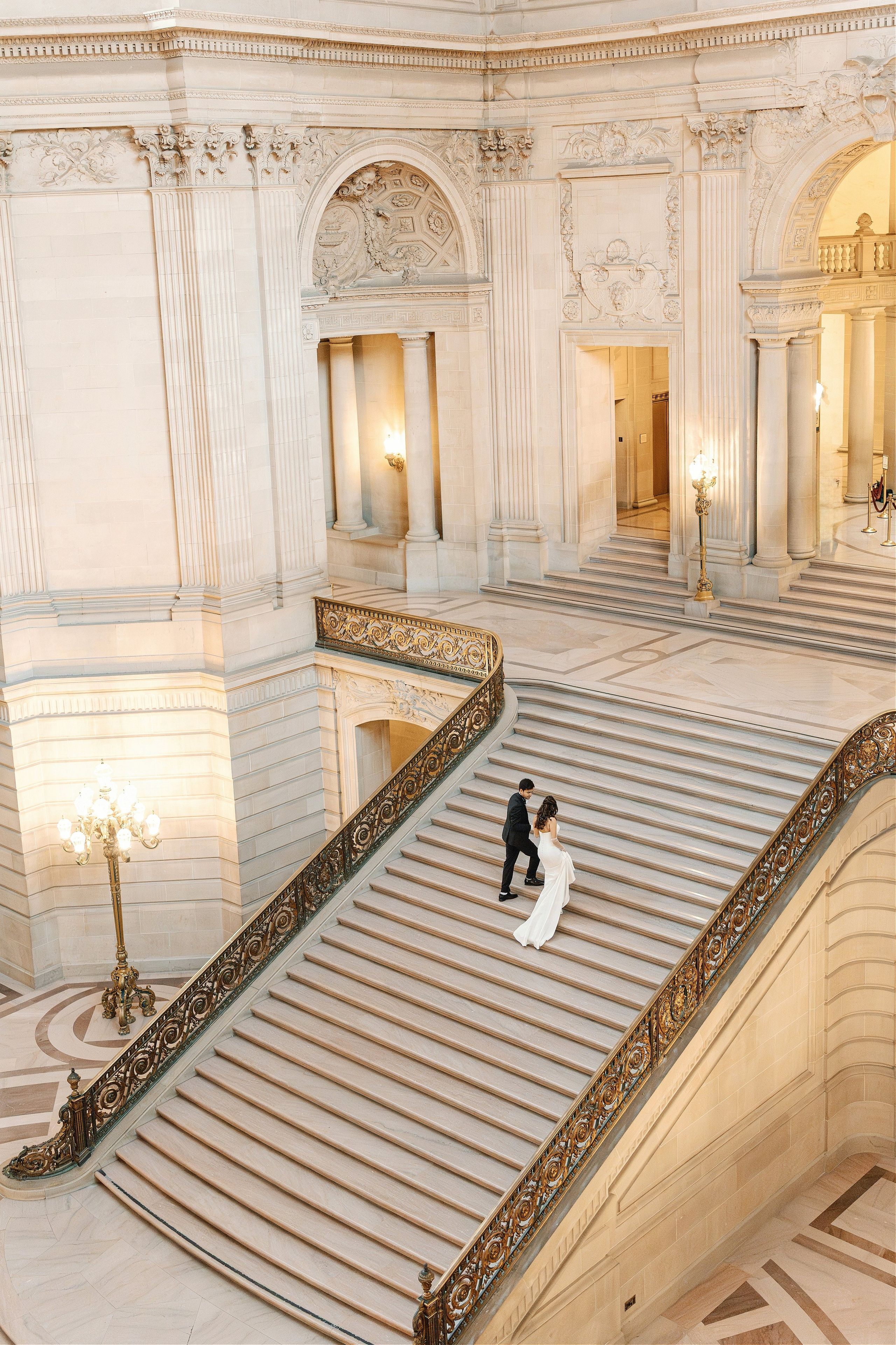 San Francisco City Hall Wedding. Wedding Photography & Videography Team in California, Los Angeles, San Francisco, San Diego and Travel