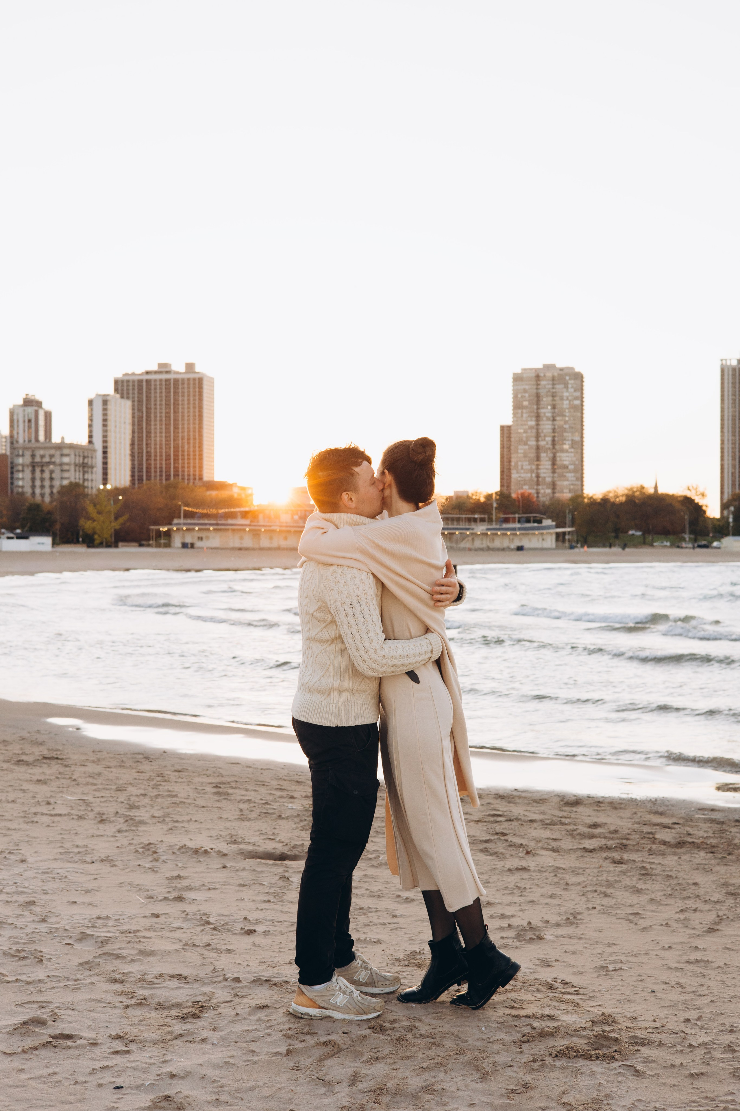 North Lake Shore Proposal — Chicago Photographer — Margarita Chudinova