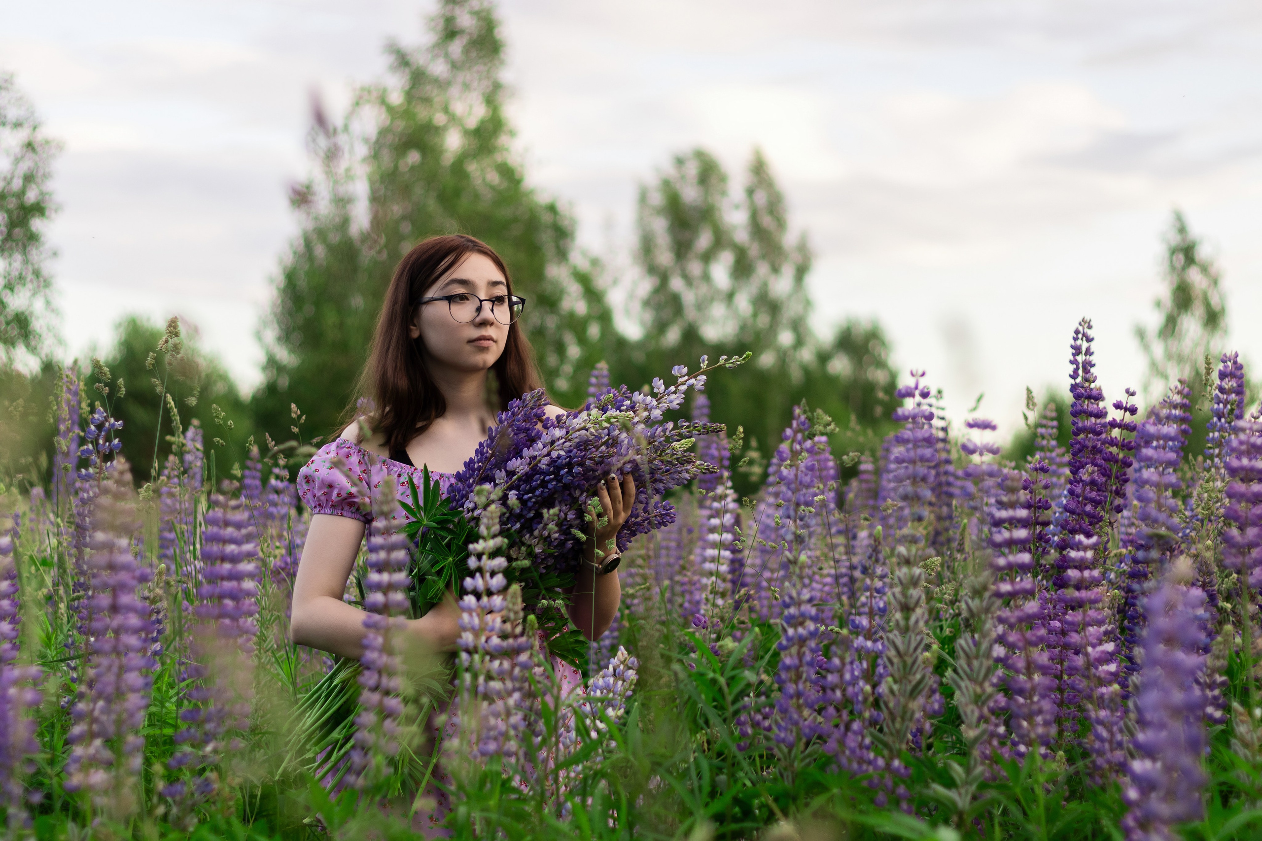 Фотосессия в люпинах. Фотограф / Даугавпилс / Ольга Антонова