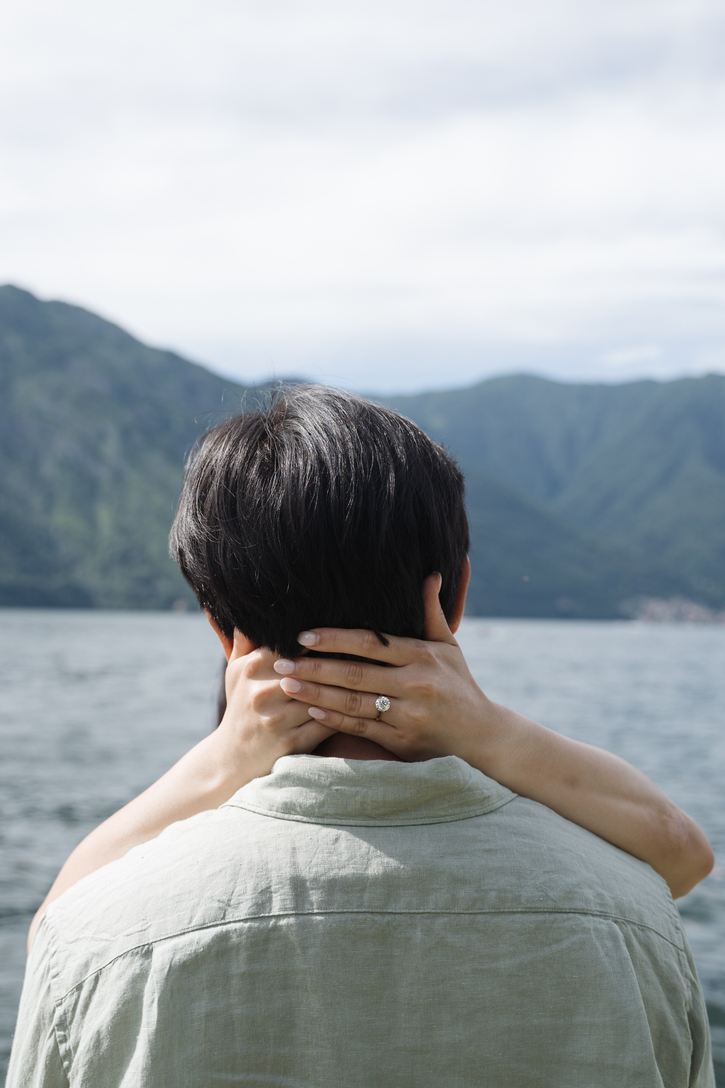 Tremezzo Sunrise Proposal. Lake Como Proposal Photographer | Surprise Proposals & Engagements