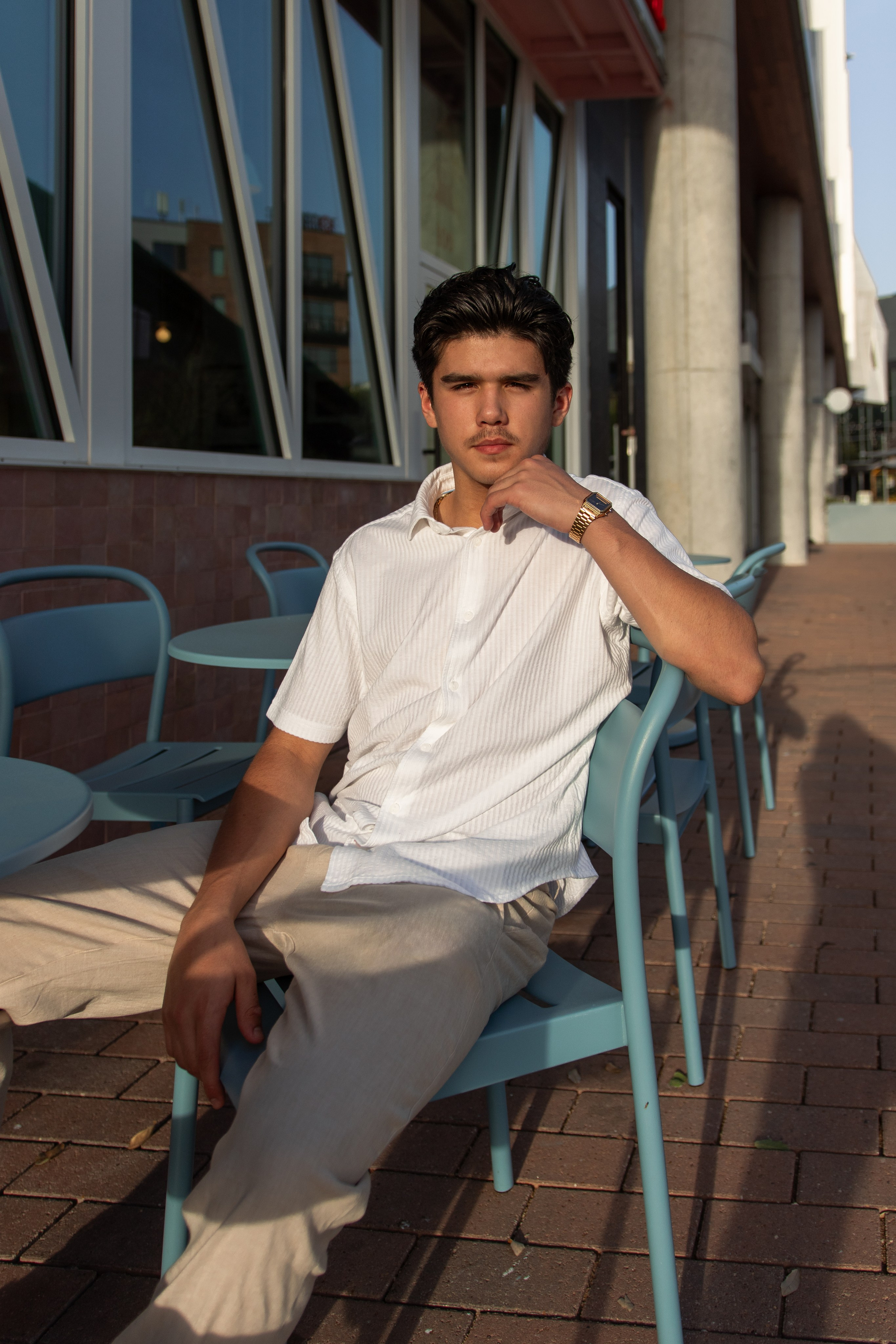 Parker’s Senior Photoshoot at Mueller Lake Park. Shunelett Myintthu Photography