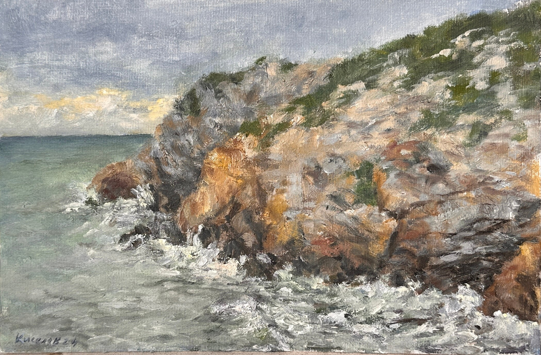 20 X 30, lienzo sobre cartón óleo