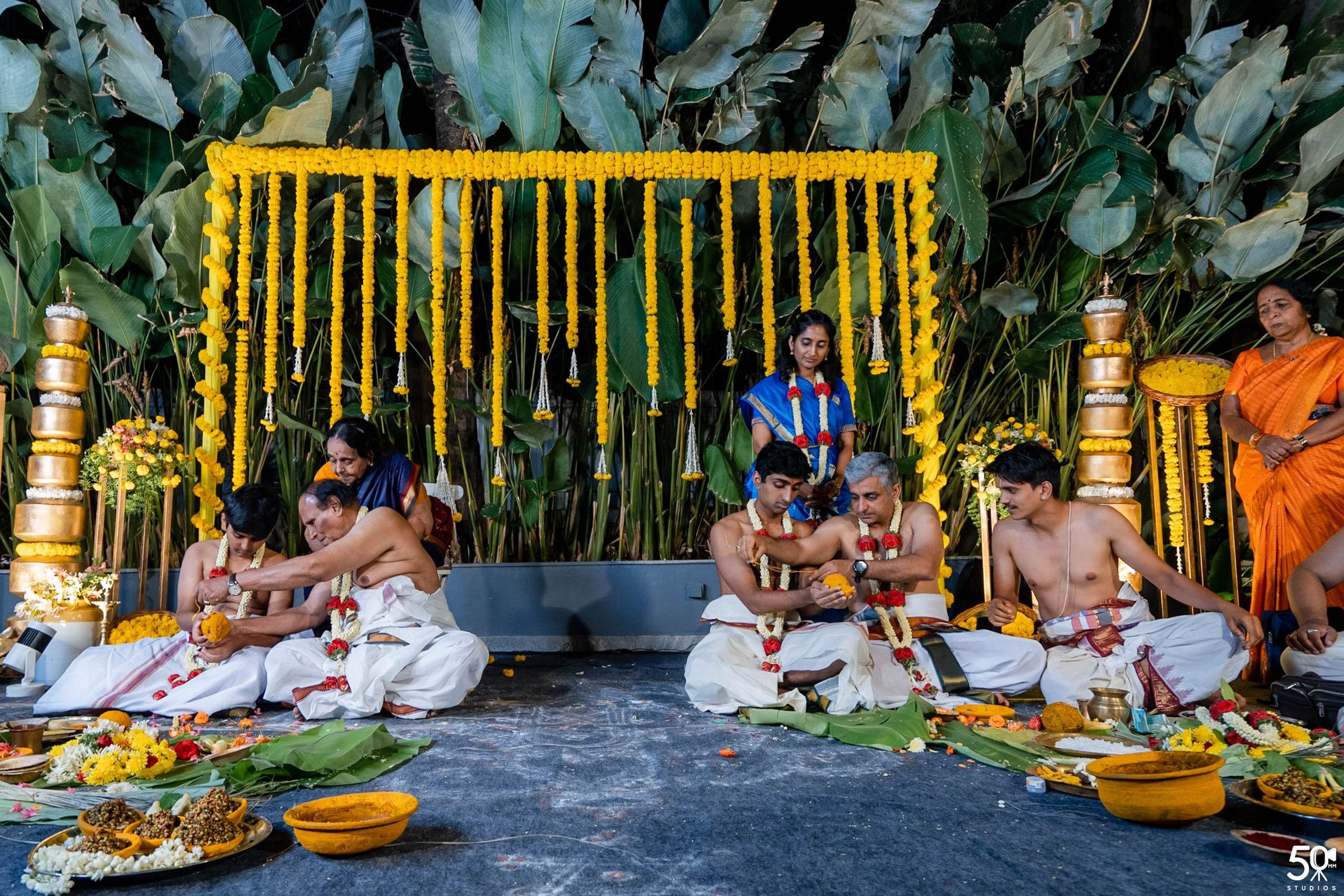 SANJAY AND SAKETH UPANAYANA. 50mm STUDIOS