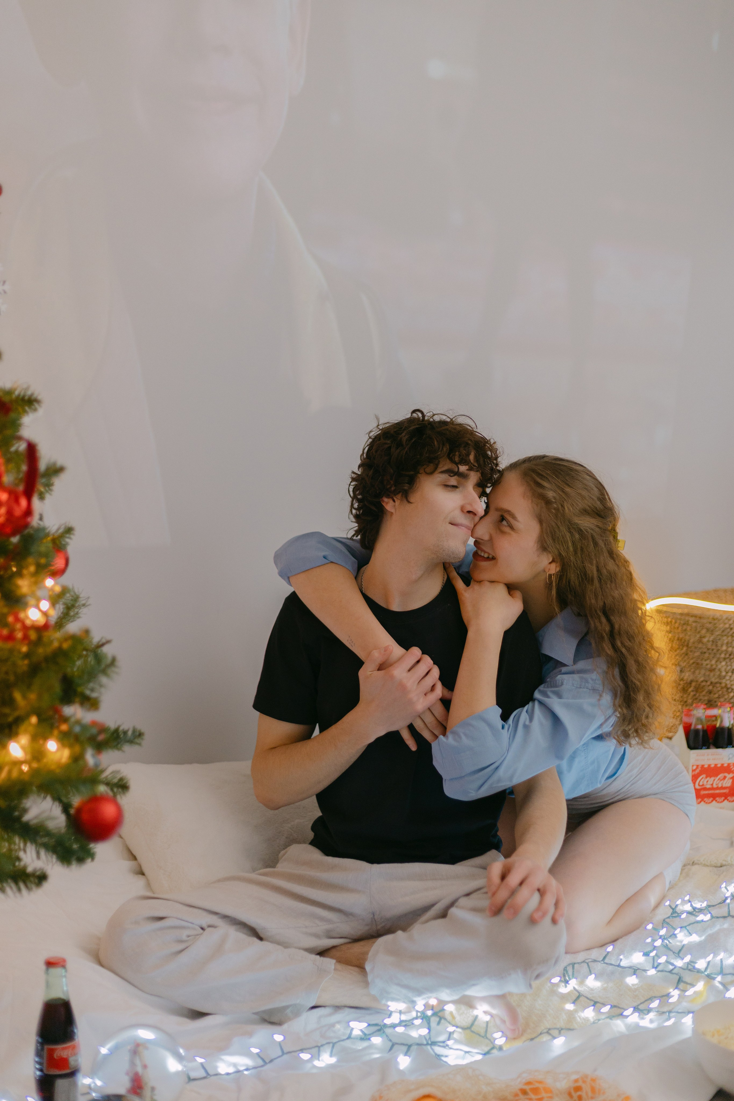 Christmas magic together. Home