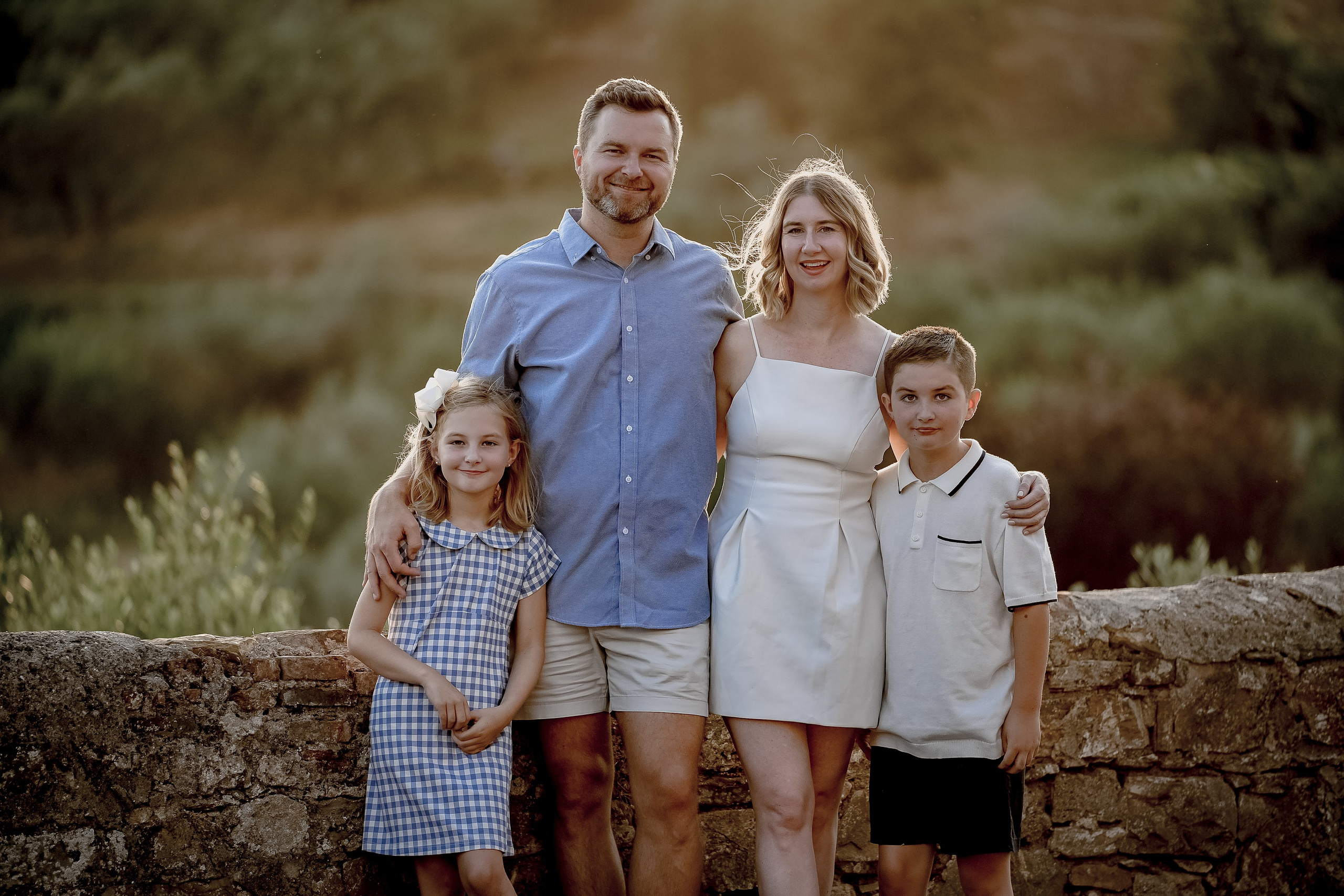 Mandy and Family. Wedding Photographer in Italy